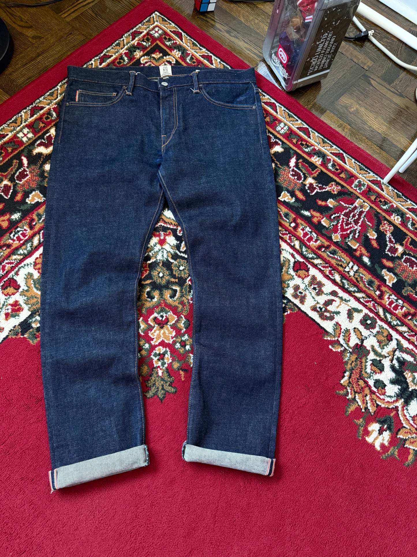 Kato By Hiroshi Kato The Needle Skinny Raw Denim Selvedge Jeans
