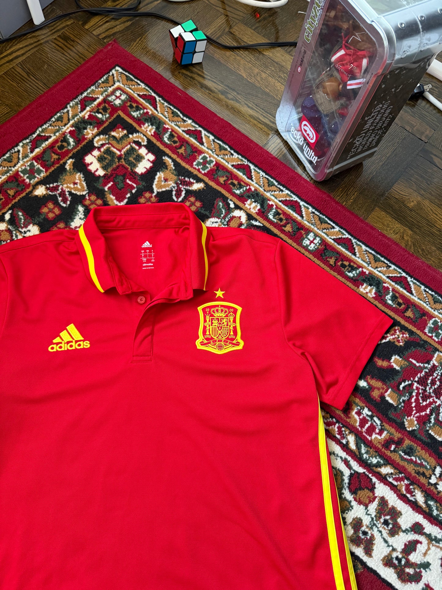 Spain Adidas Football / Soccer Jersey Red