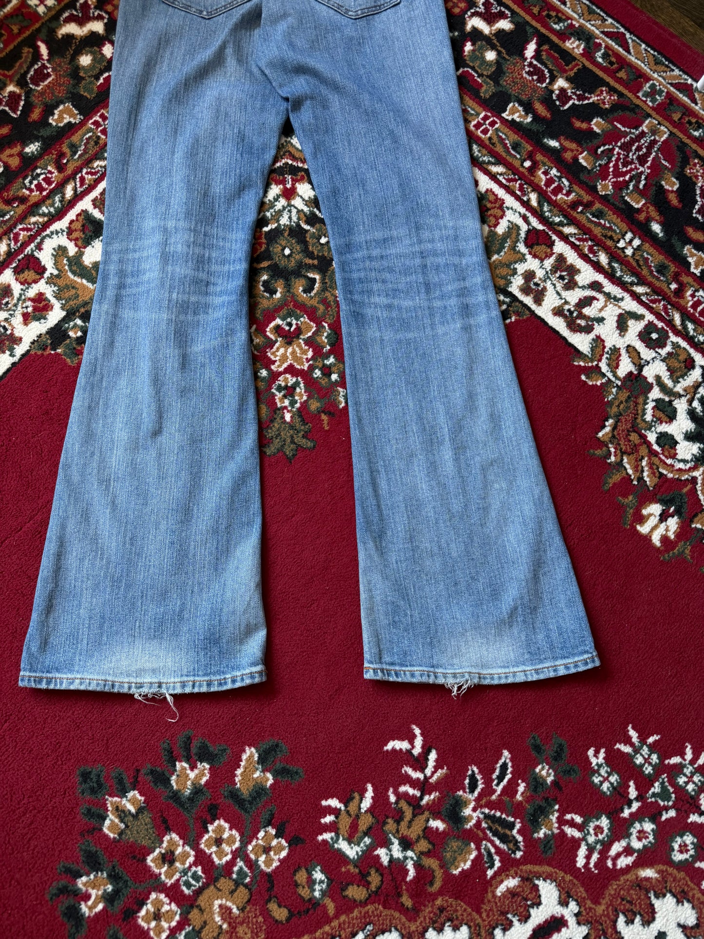 Ralph Lauren Denim & Supply Distressed Flare Jeans Womens
