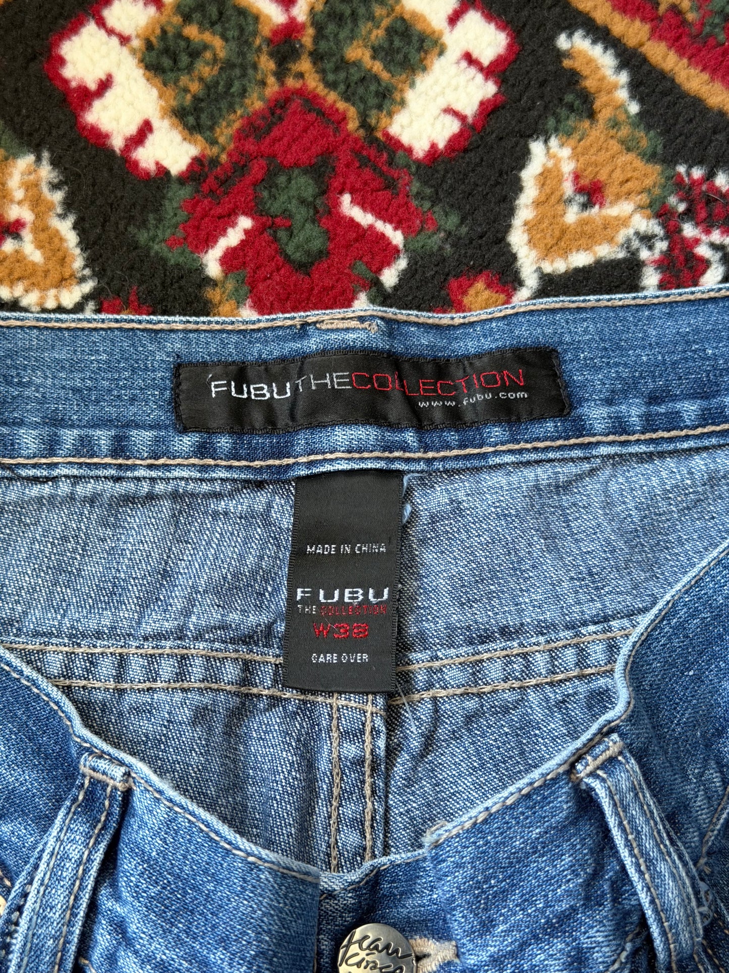 Y2K Fubu Circa Baggy Denim Shorts - Jorts