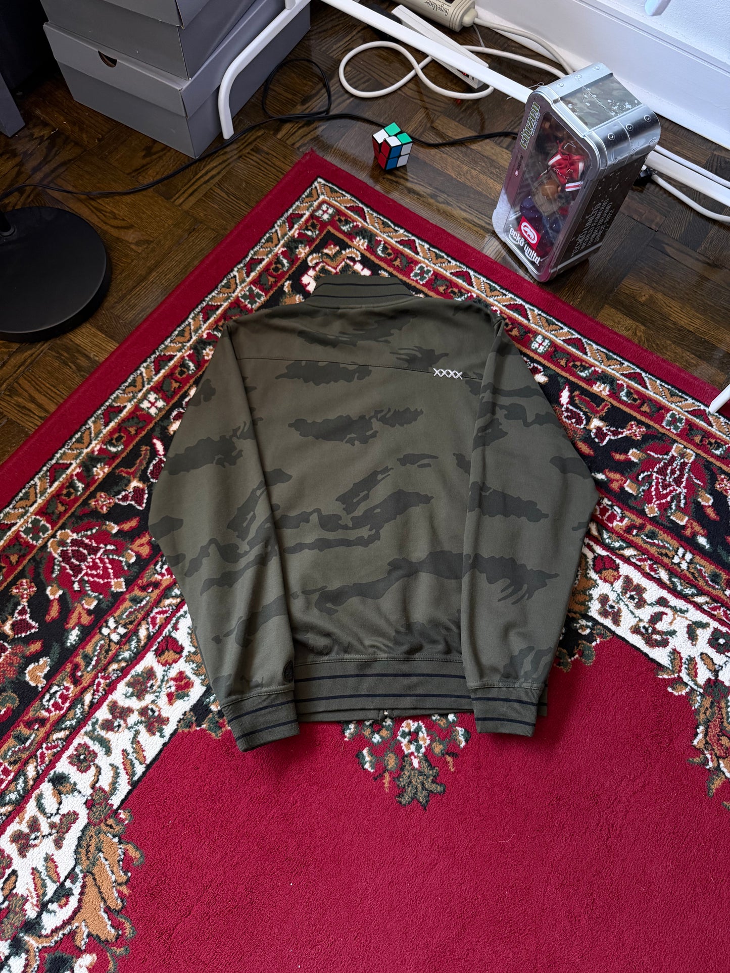 Vintage Billabong Green Track Zip Up Jacket / Sweater