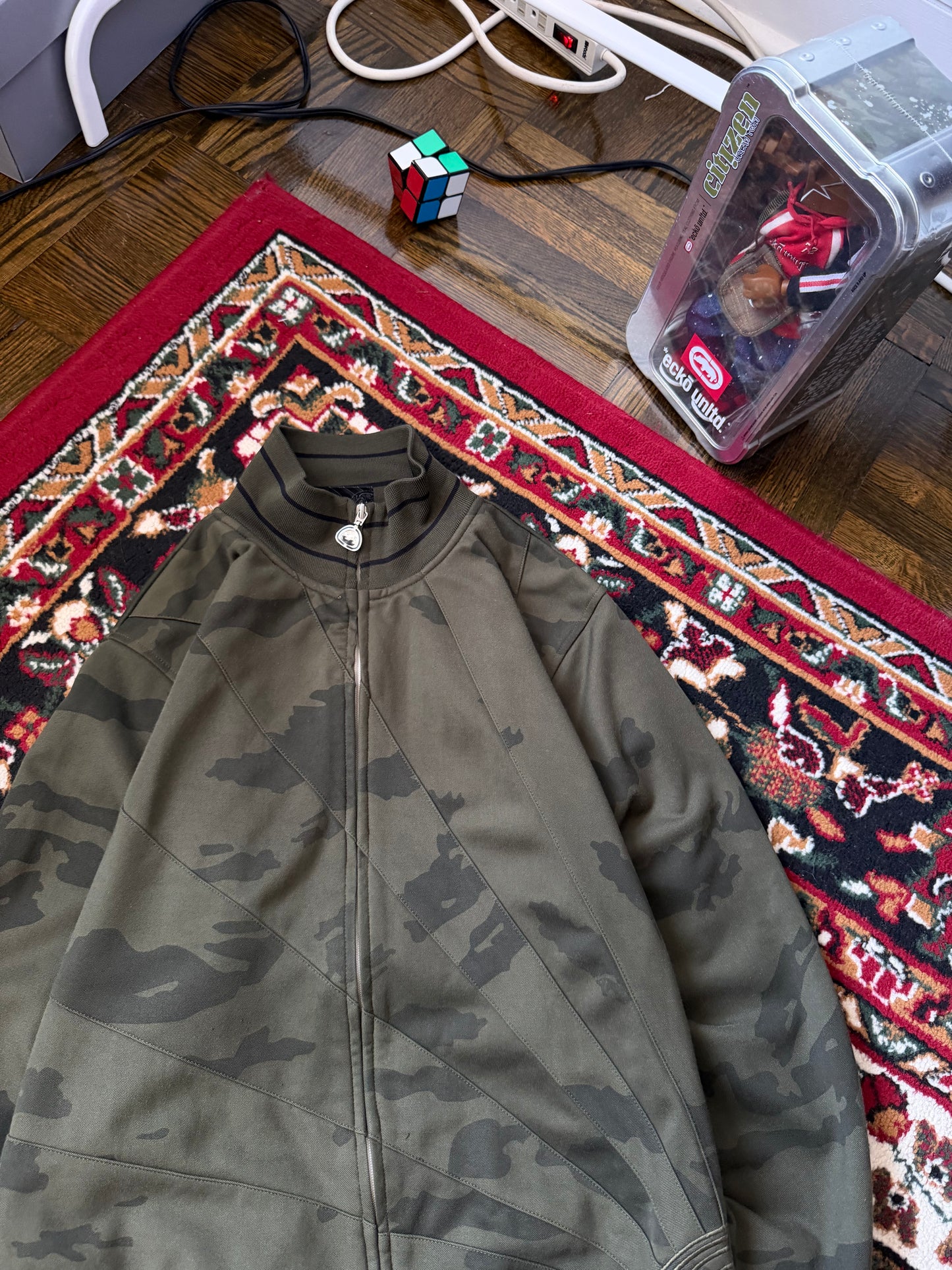 Vintage Billabong Green Track Zip Up Jacket / Sweater