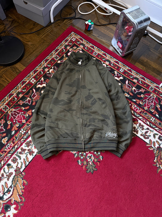 Vintage Billabong Green Track Zip Up Jacket / Sweater