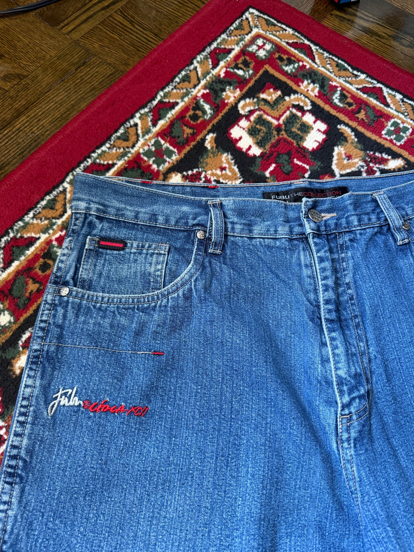 Y2K Fubu Circa Baggy Denim Shorts - Jorts
