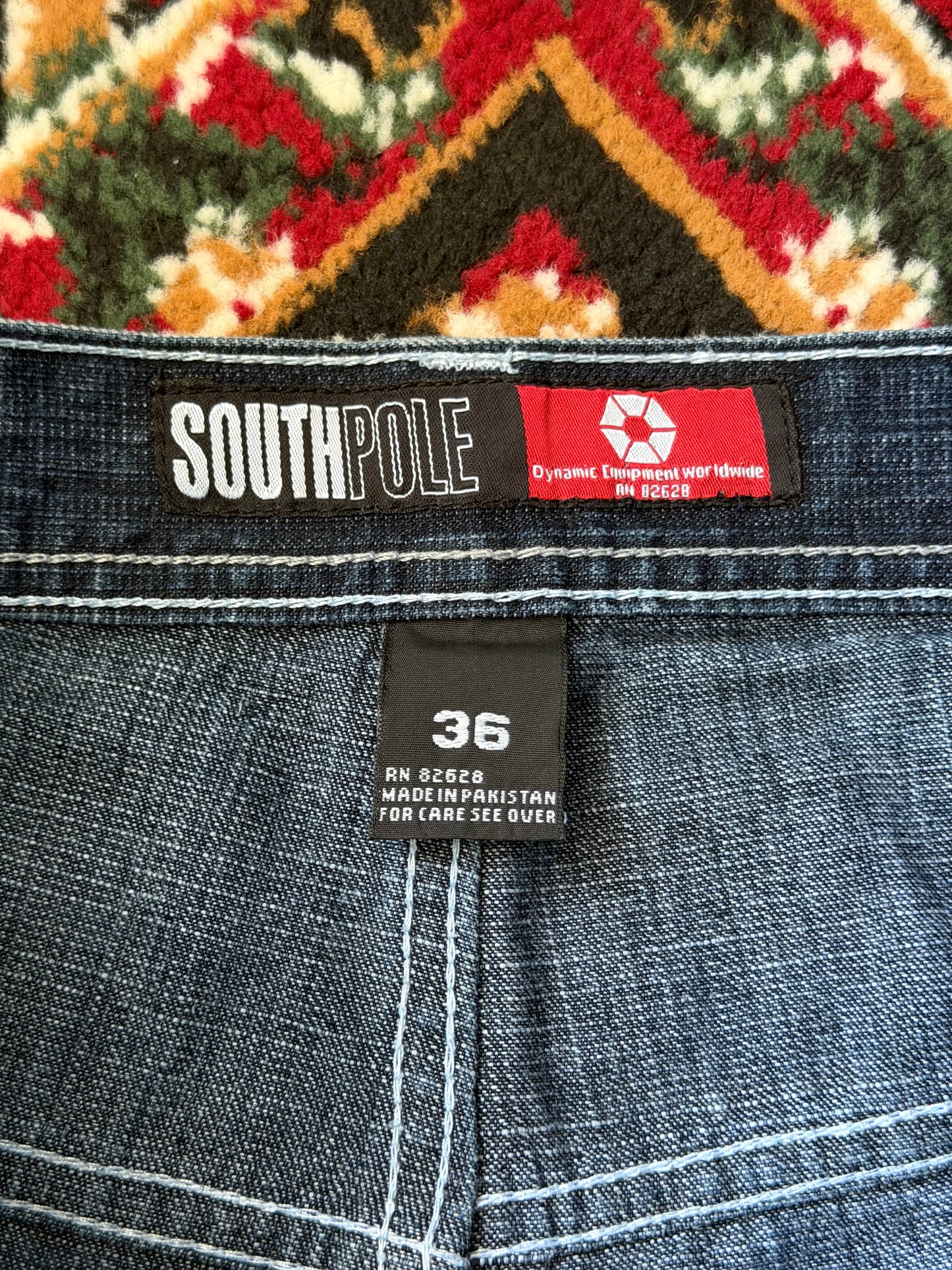 Y2K South Pole Washed Baggy Jeans