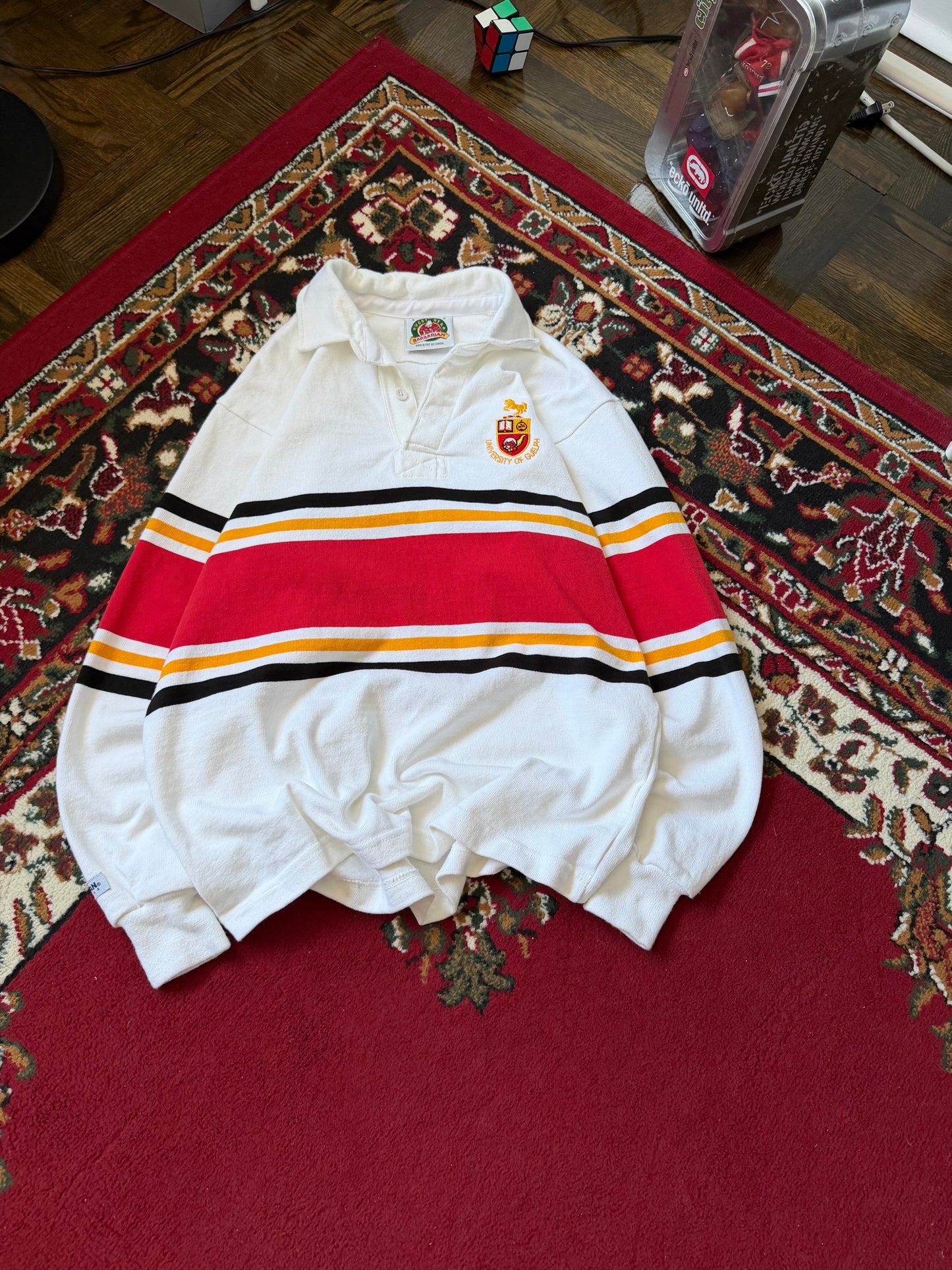 Vintage Barbarian Rugby University Of Guelph Sweater
