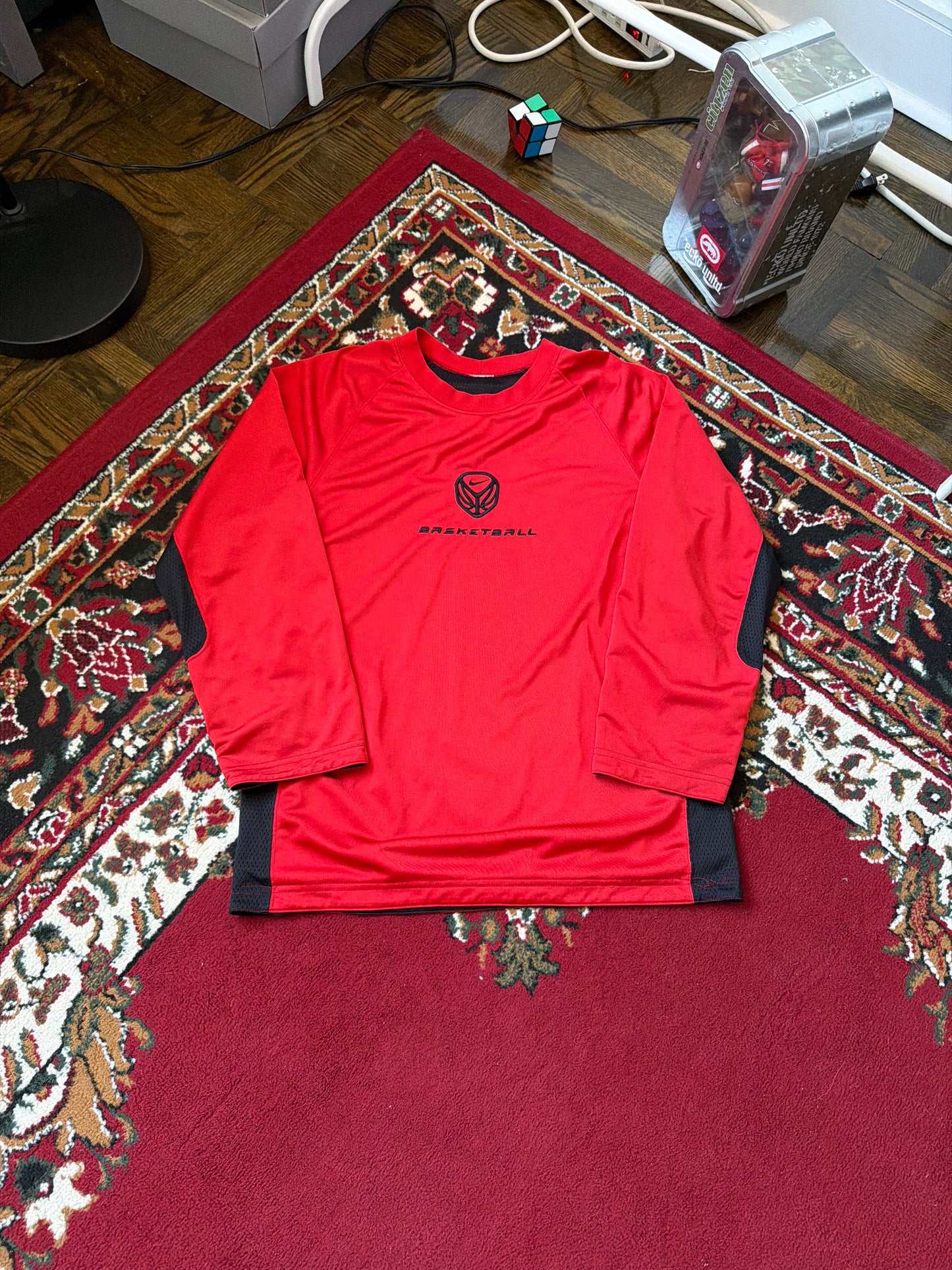 Vintage Nike Basketball Reversible 3/4 Sleeves Shirt Jersey