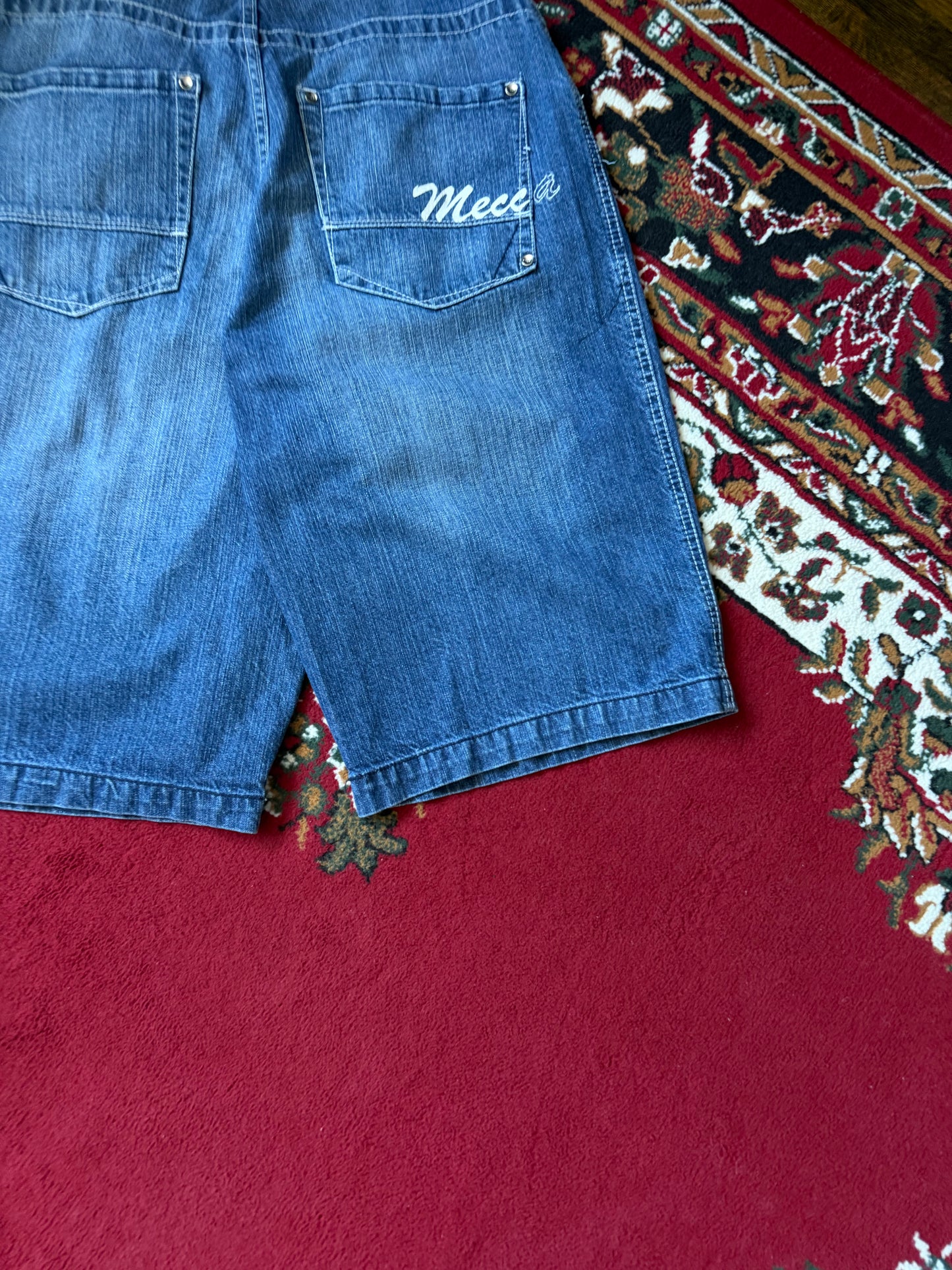 Y2K Baggy Mecca Denim Shorts - Jorts