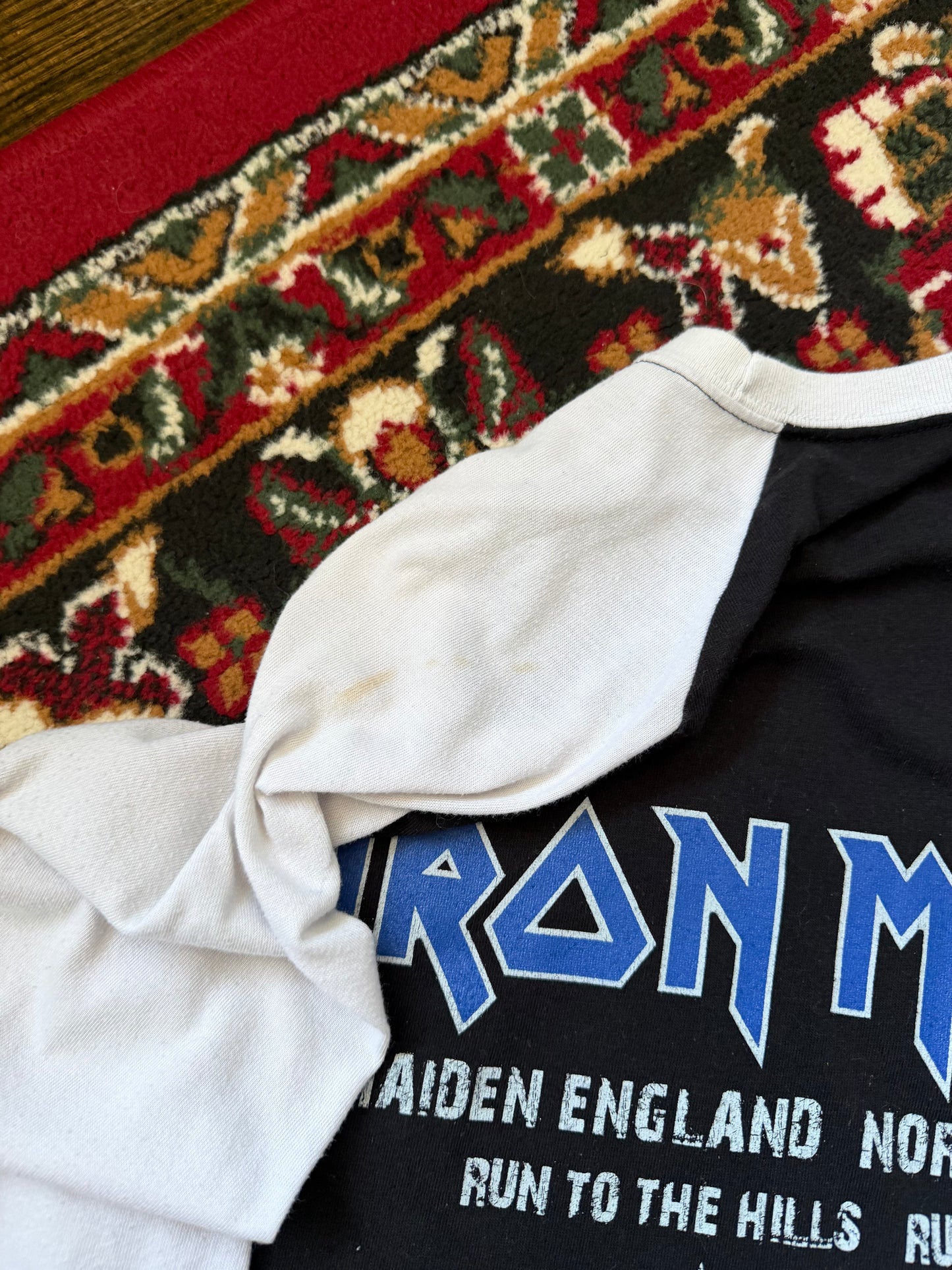 Iron Maiden 3/4 Sleeves Double Sided Tour Tee T-shrit