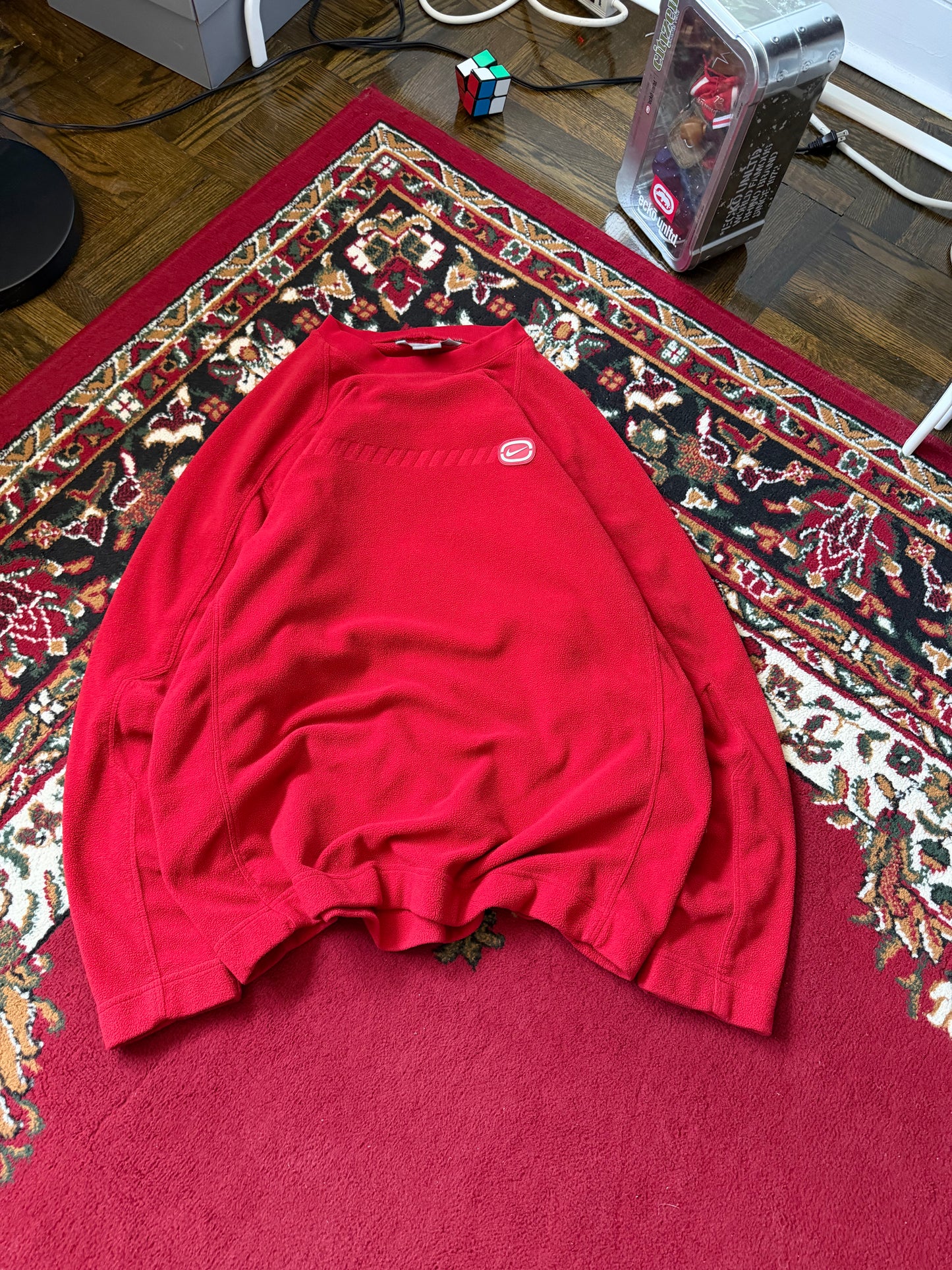 Vintage Nike Center Swoosh Fleece Sweatshirt
