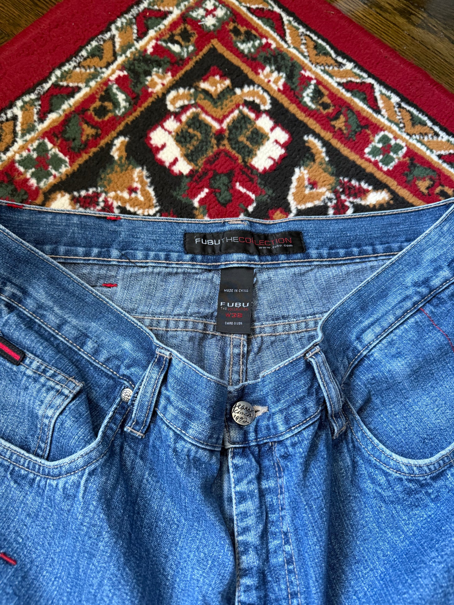 Y2K Fubu Circa Baggy Denim Shorts - Jorts