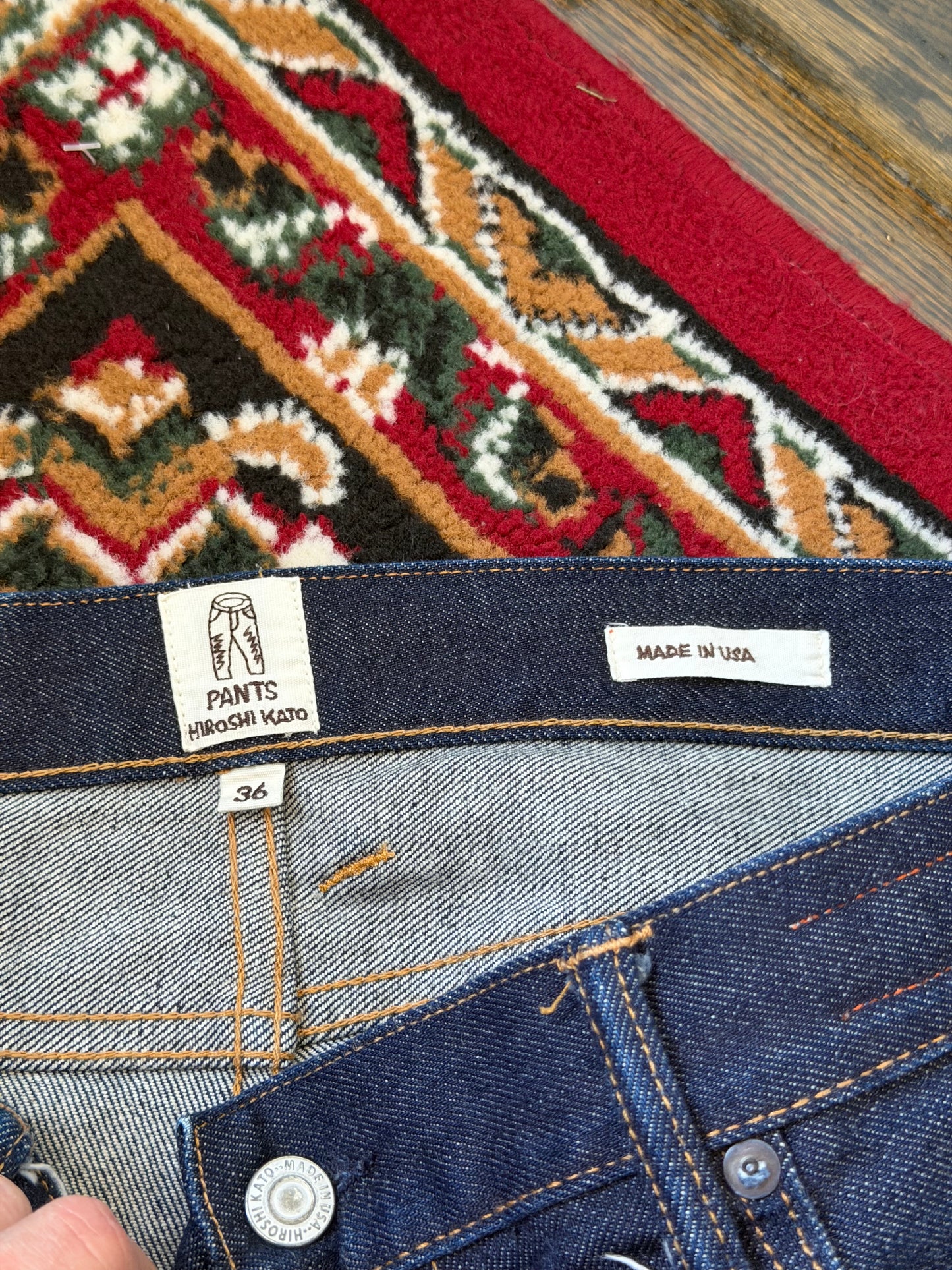 Kato By Hiroshi Kato The Needle Skinny Raw Denim Selvedge Jeans