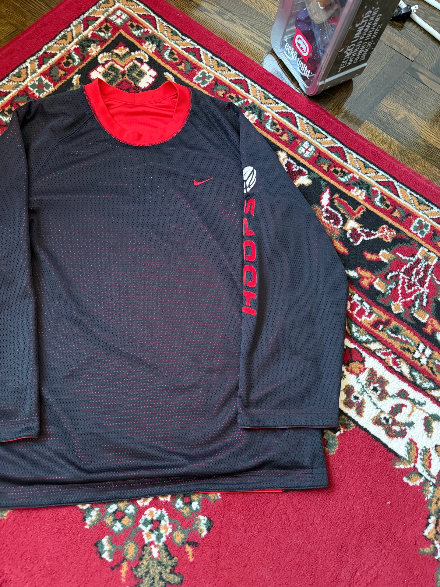 Vintage Nike Basketball Reversible 3/4 Sleeves Shirt Jersey
