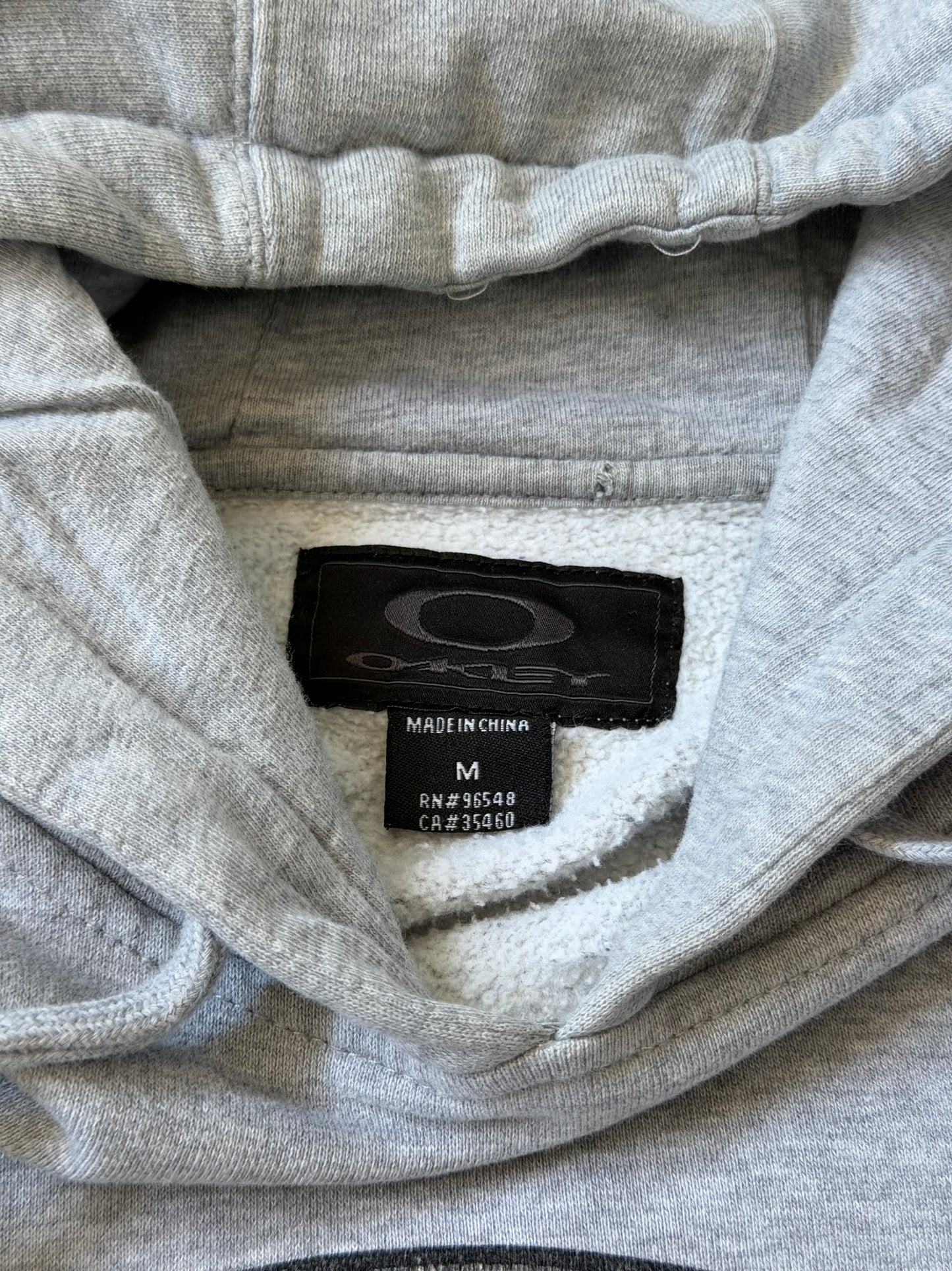 Oakley Center Logo Gray Hoodie