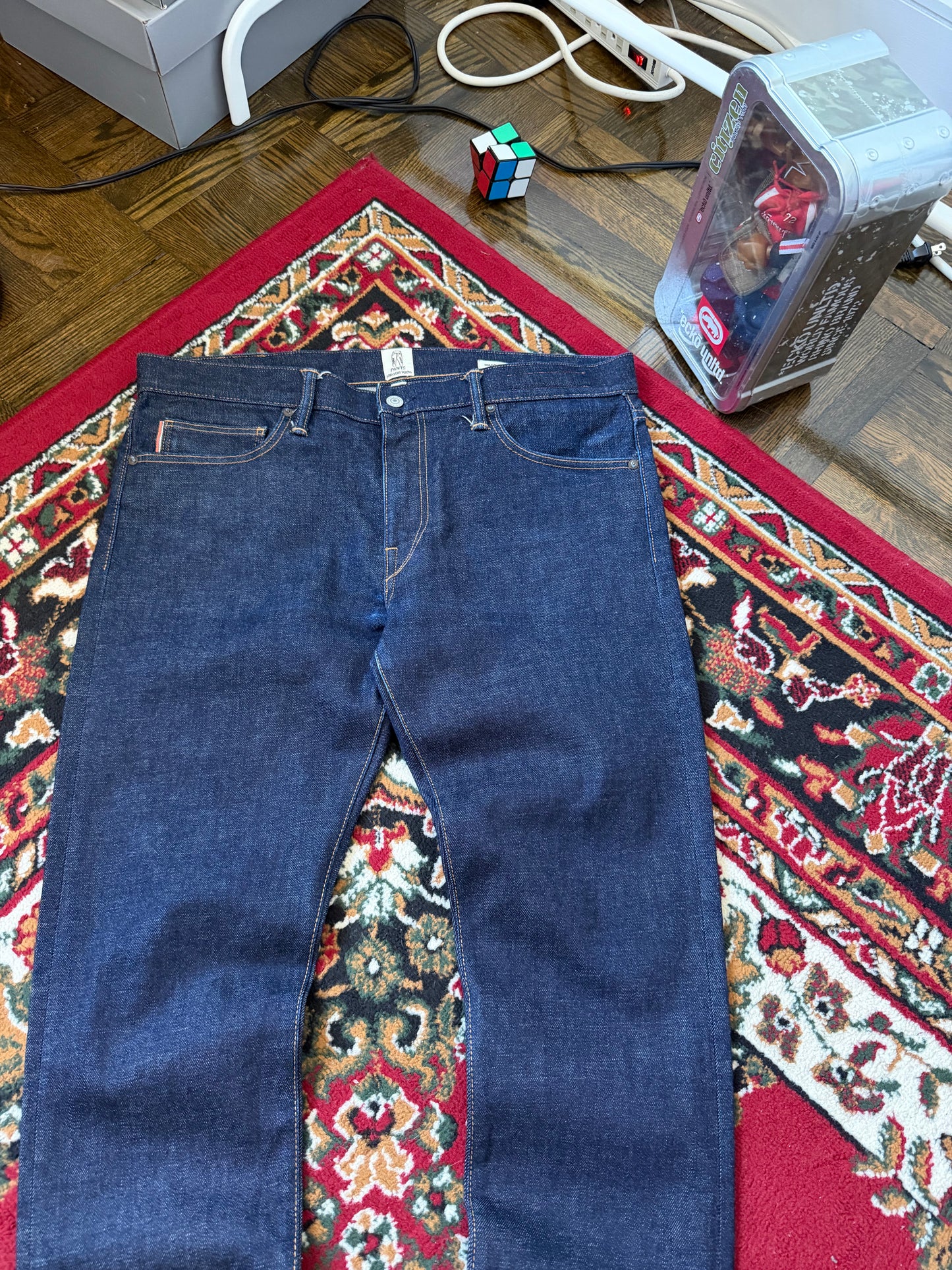 Kato By Hiroshi Kato The Needle Skinny Raw Denim Selvedge Jeans