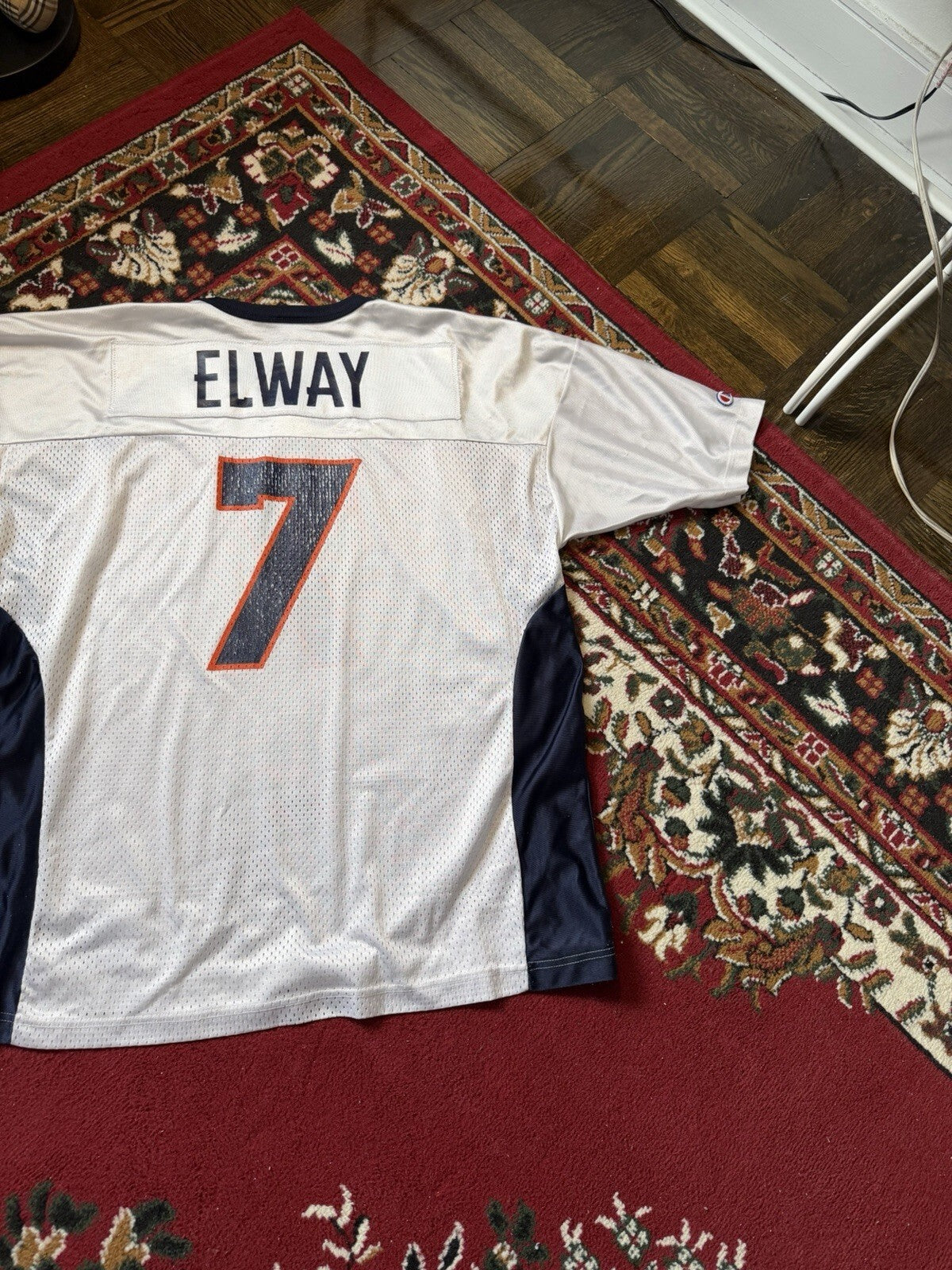 Vintage CHAMPION John Elway #7 Denver Broncos NFL Football Jersey 48 Vtg 90’s