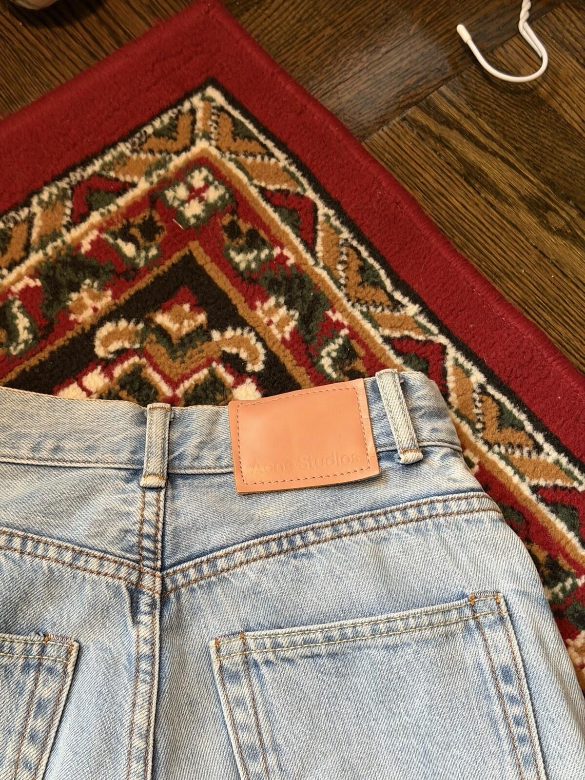Acne Studios Relaxed Fit Jeans Mid Blue Size 25/30 Straight Leg