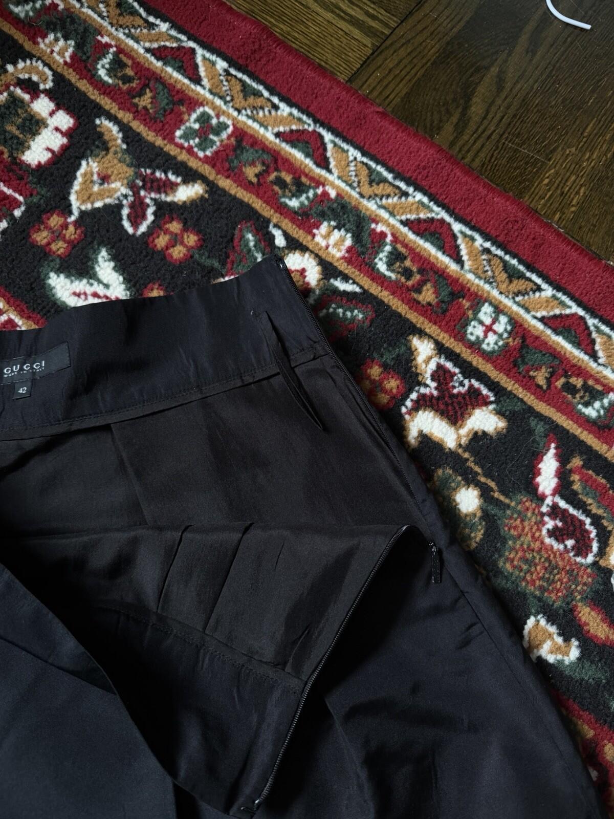 00s Gucci Seta Silk Nylon Skirt Size 42