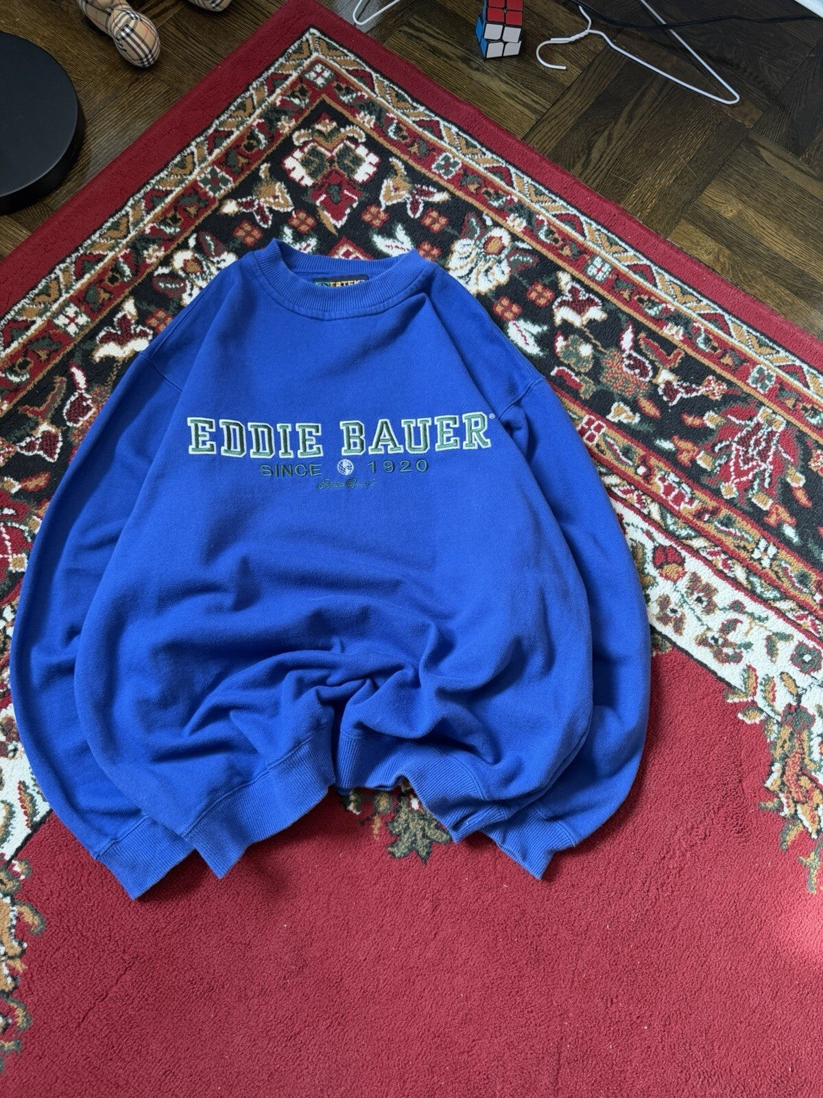 90s Vintage Ebtek Spell Out Logo Eddie Bauer Sweatshirt Crewneck M