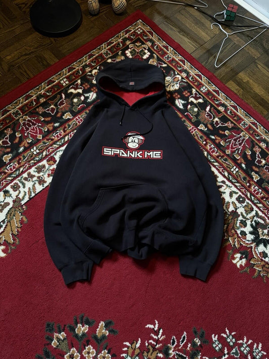 Y2K Randy Rivers Skateboarding "Spank Me " Monkey Vintage Hoodie 90s