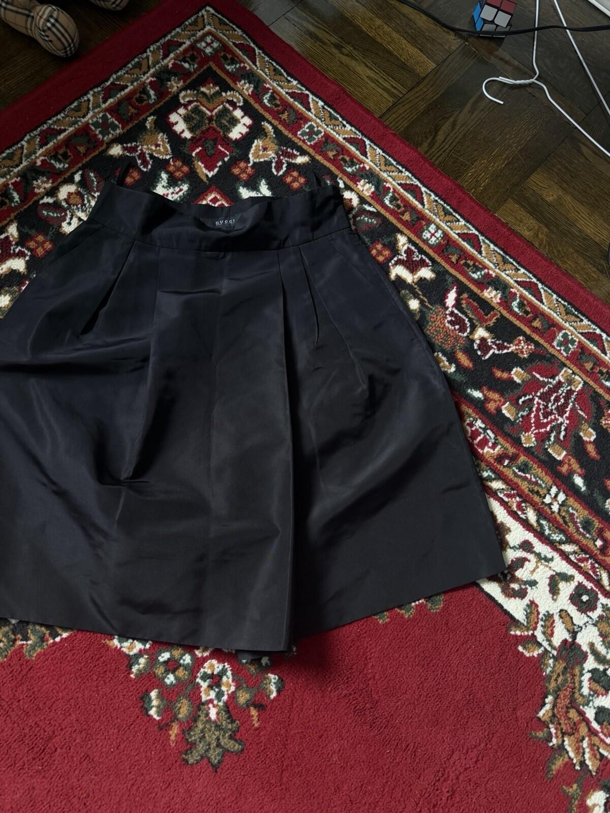 00s Gucci Seta Silk Nylon Skirt Size 42