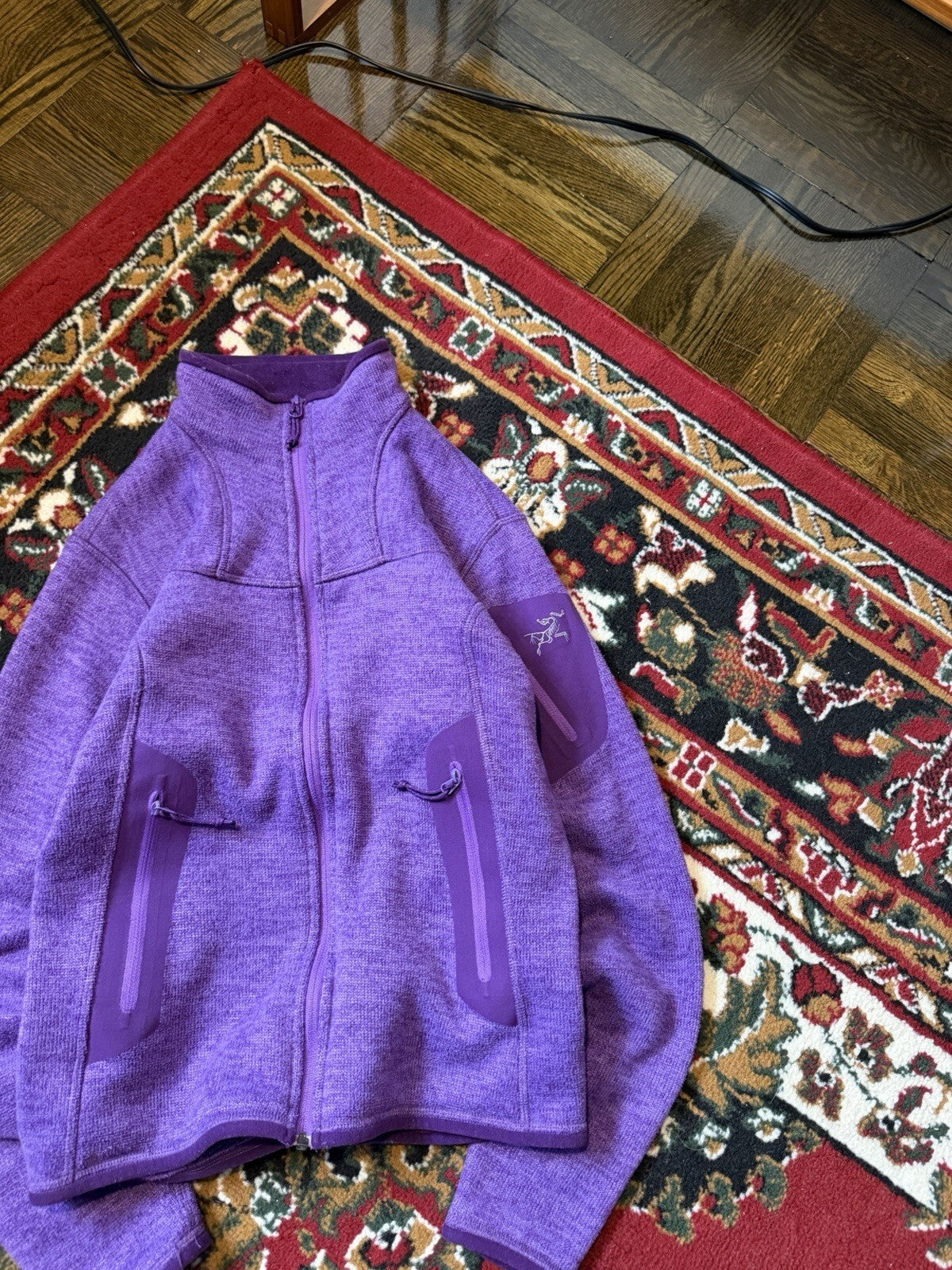 Arctery Polartec Women's Covert Fleece Cardigan Full Zip Ladies Jacket Size S