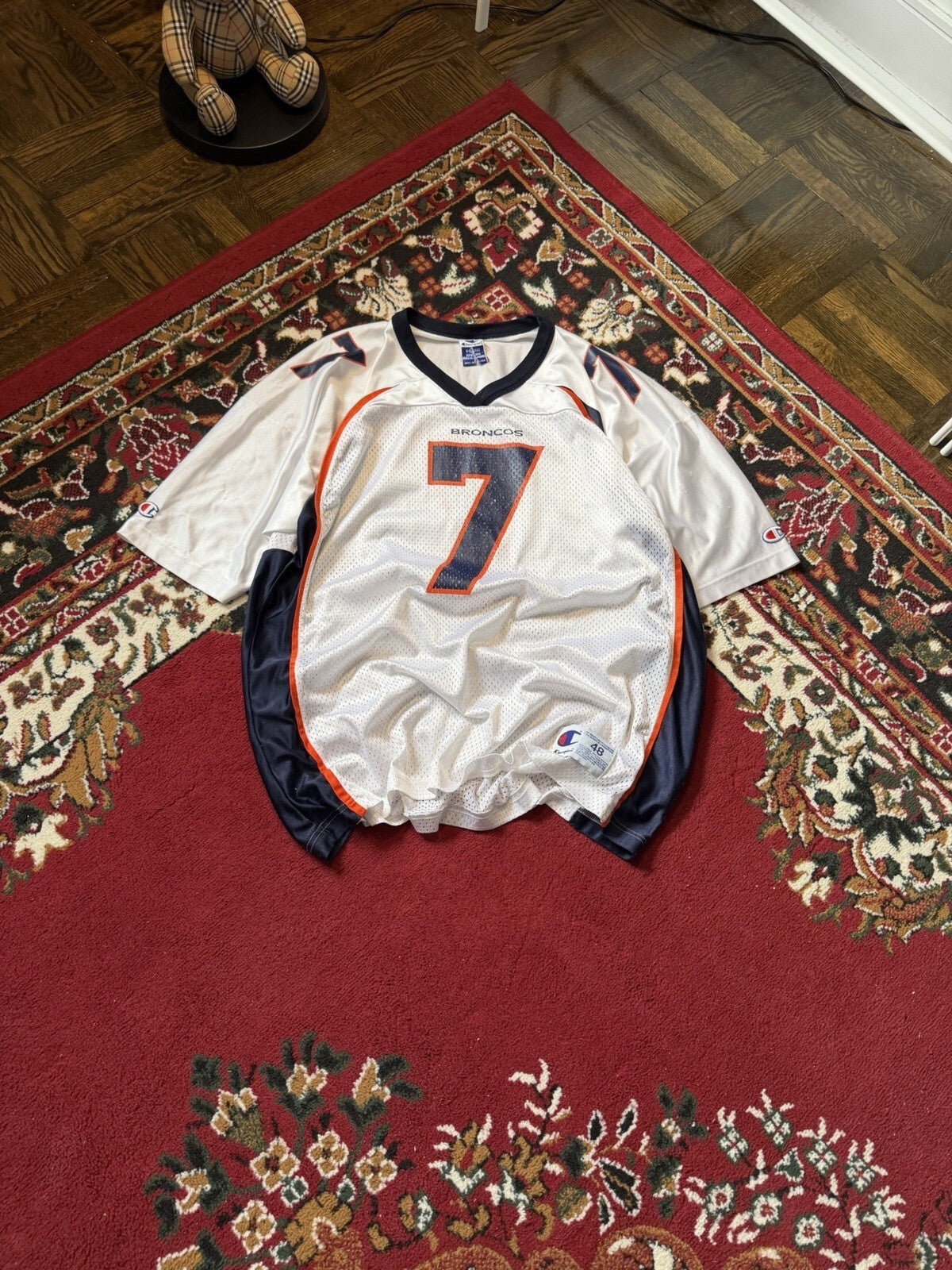 Vintage CHAMPION John Elway #7 Denver Broncos NFL Football Jersey 48 Vtg 90’s