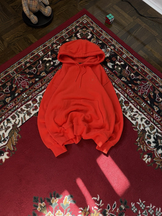 Stussy Sport Oversized Red Hoodie