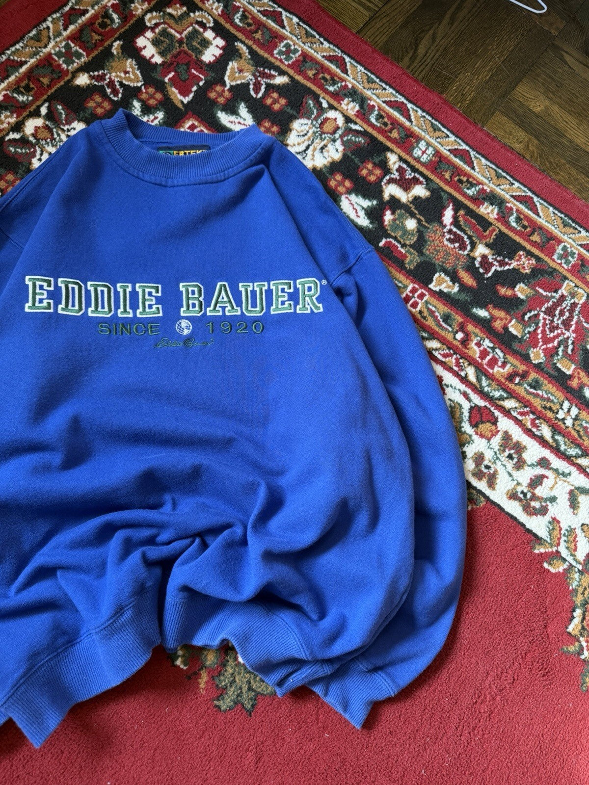 90s Vintage Ebtek Spell Out Logo Eddie Bauer Sweatshirt Crewneck M