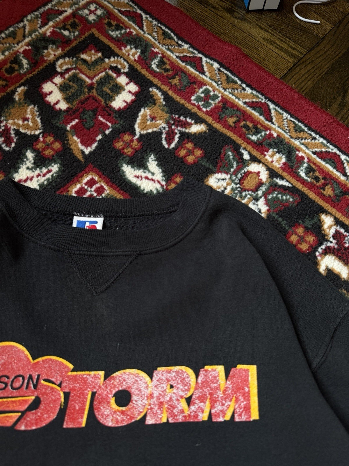 VTG Russell Athletic 90s Simpson Storm Football Sweatshirt Crewneck Pullover