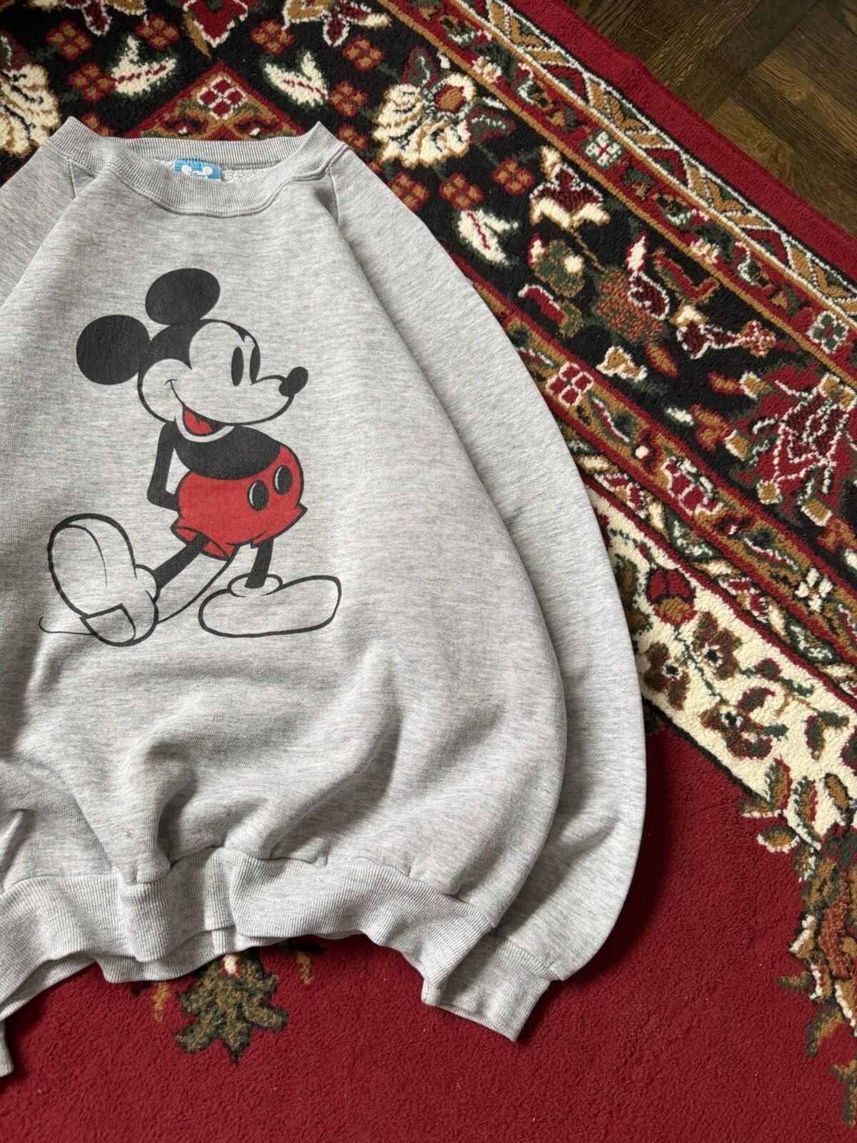 Vintage Mickey Mouse Disney Crewneck Sweatshirt 80s Made In USA L