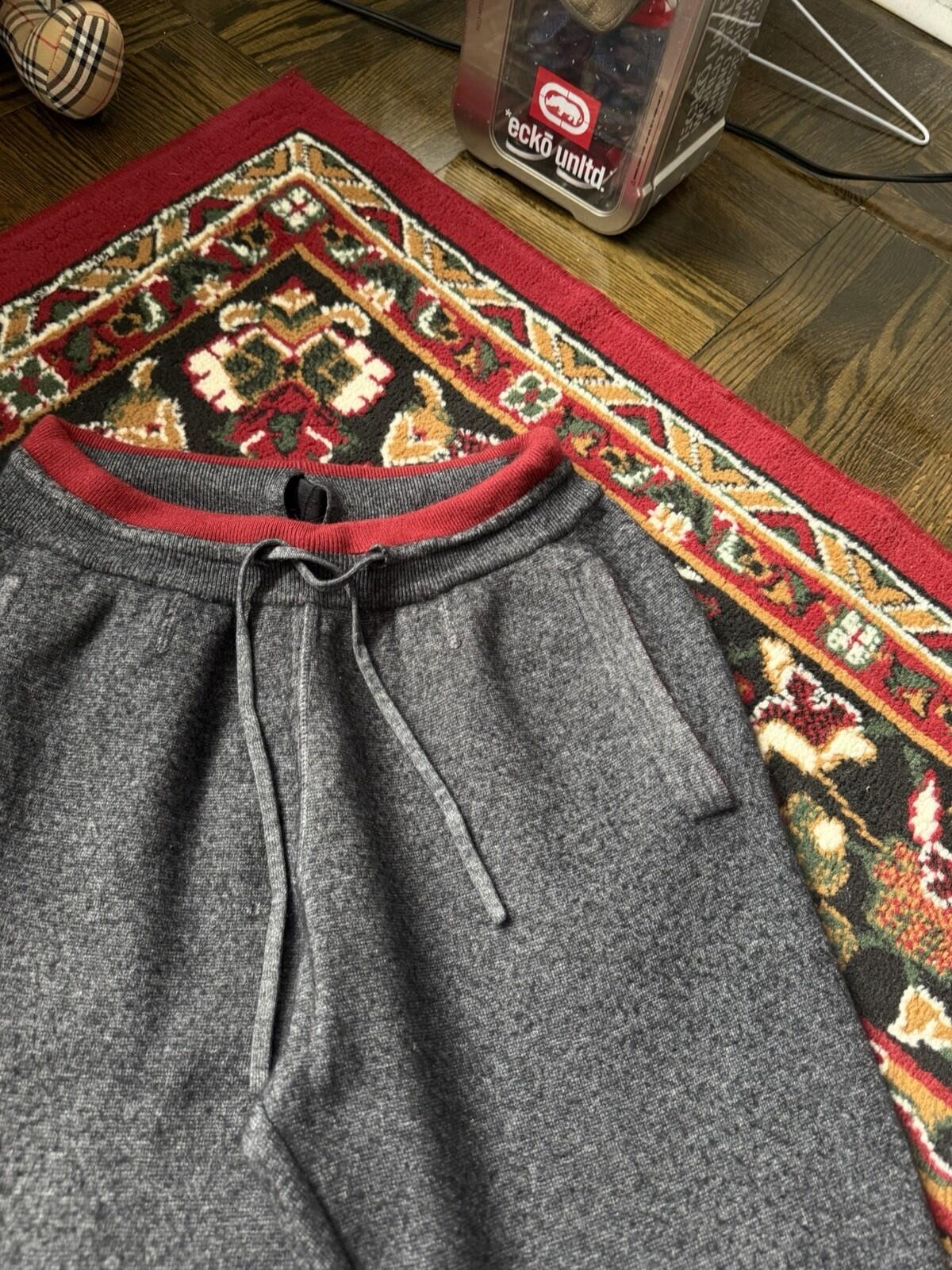Loro Piana Cashmere Wool Gray Sweatapants Pants