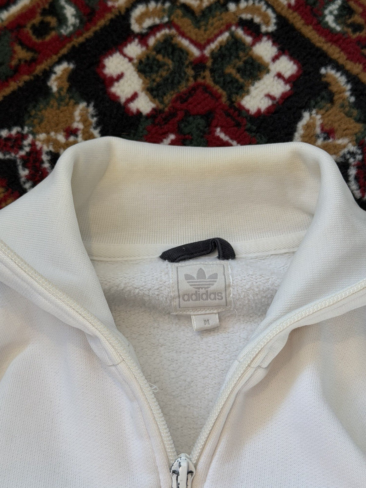 00s Adidas Vintage "I Love Cairo" Zip Up Sweater Track Jacket