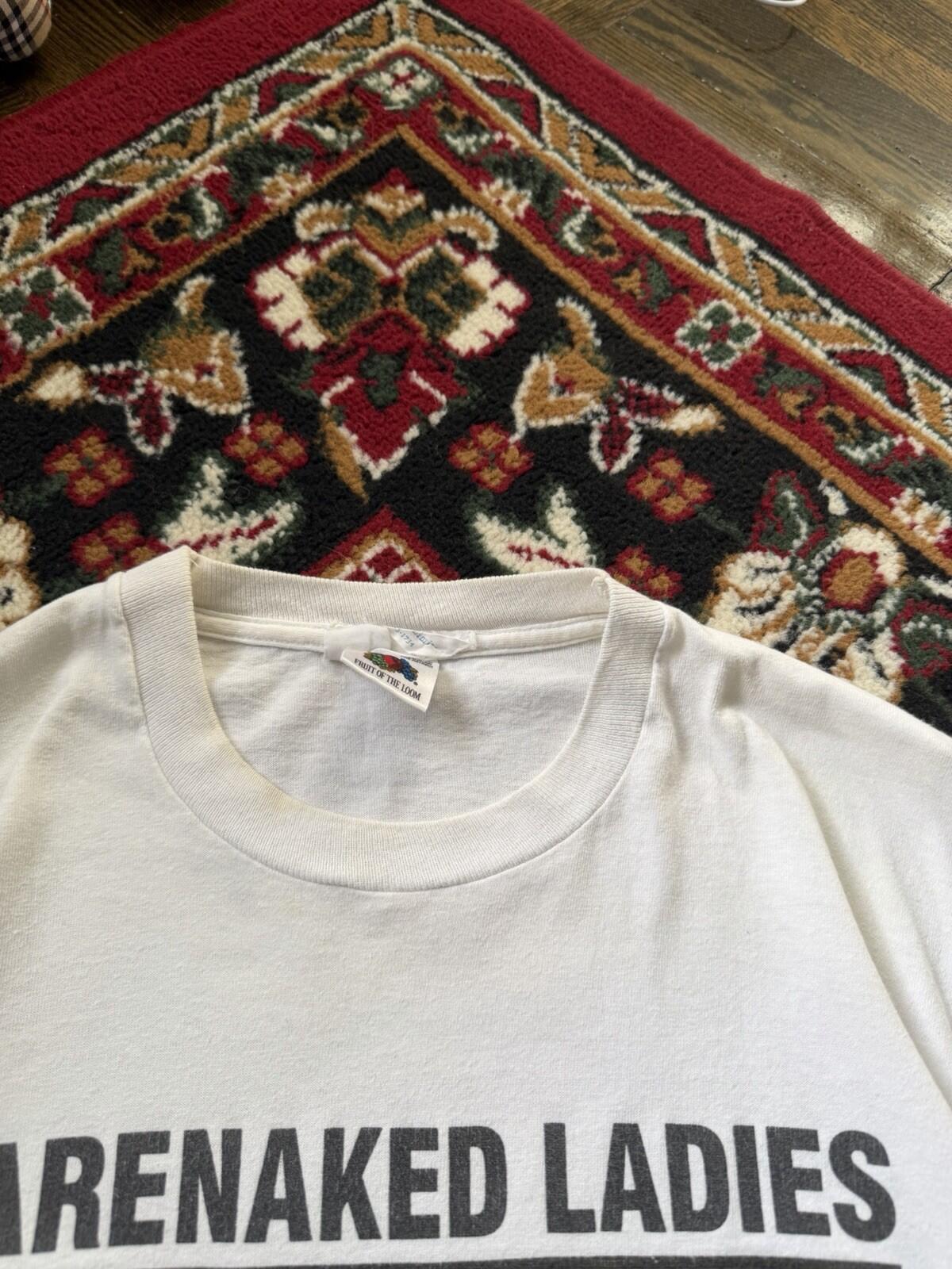Vintage Barenaked Ladies Birthday Shirt Mens XL White 1990s