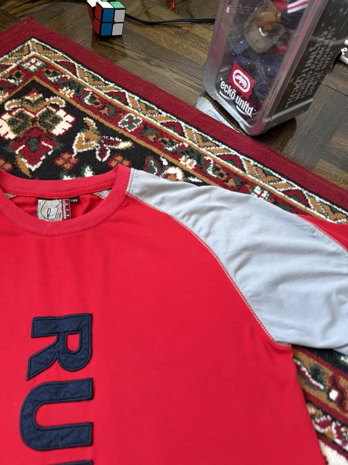 Ruff Ryders Skateboarder Vintage T - Shirt Mens Skate Tee Y2K 90s Skateboarding