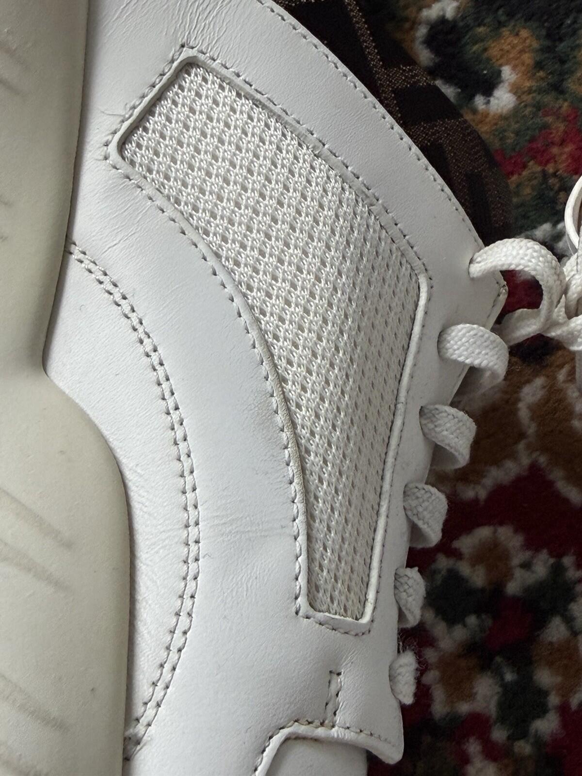 FENDI Tech Fabric Zucca FF Logo Sneakers Size: 9