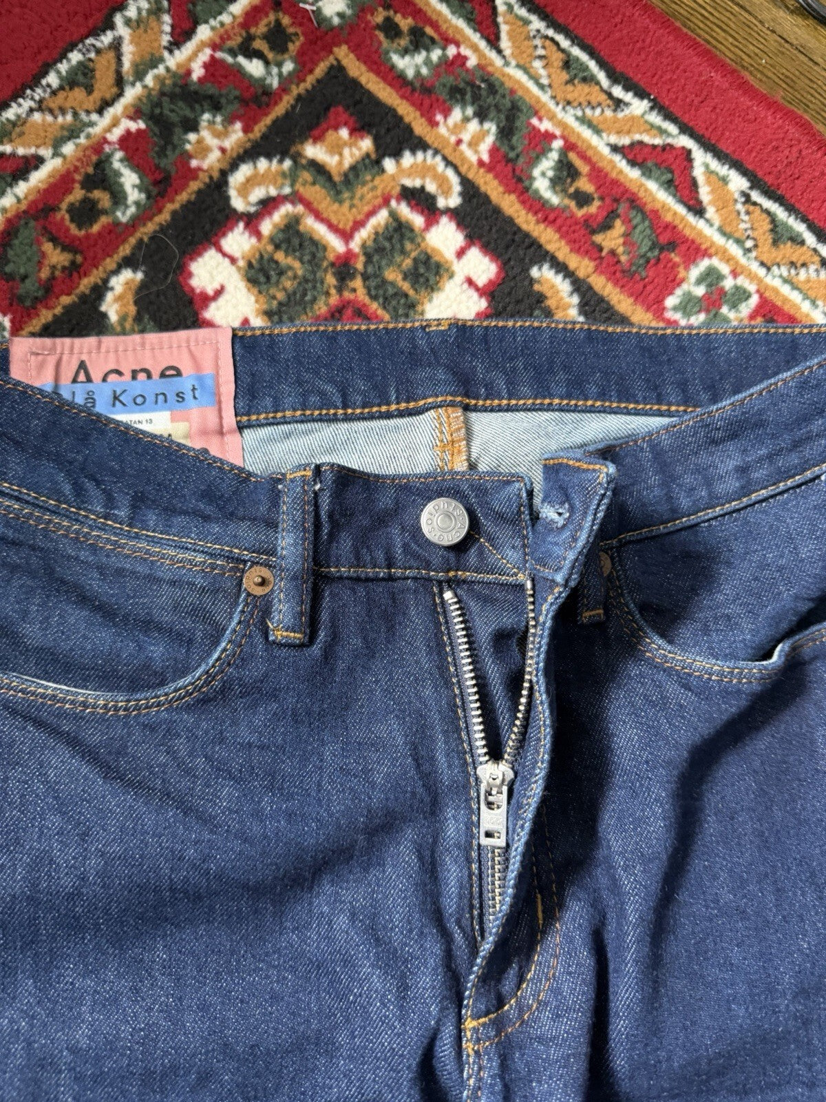 Acne Studios Bla Konst Denim Pants Max Indigo Size 30/32 Skinny Jeans