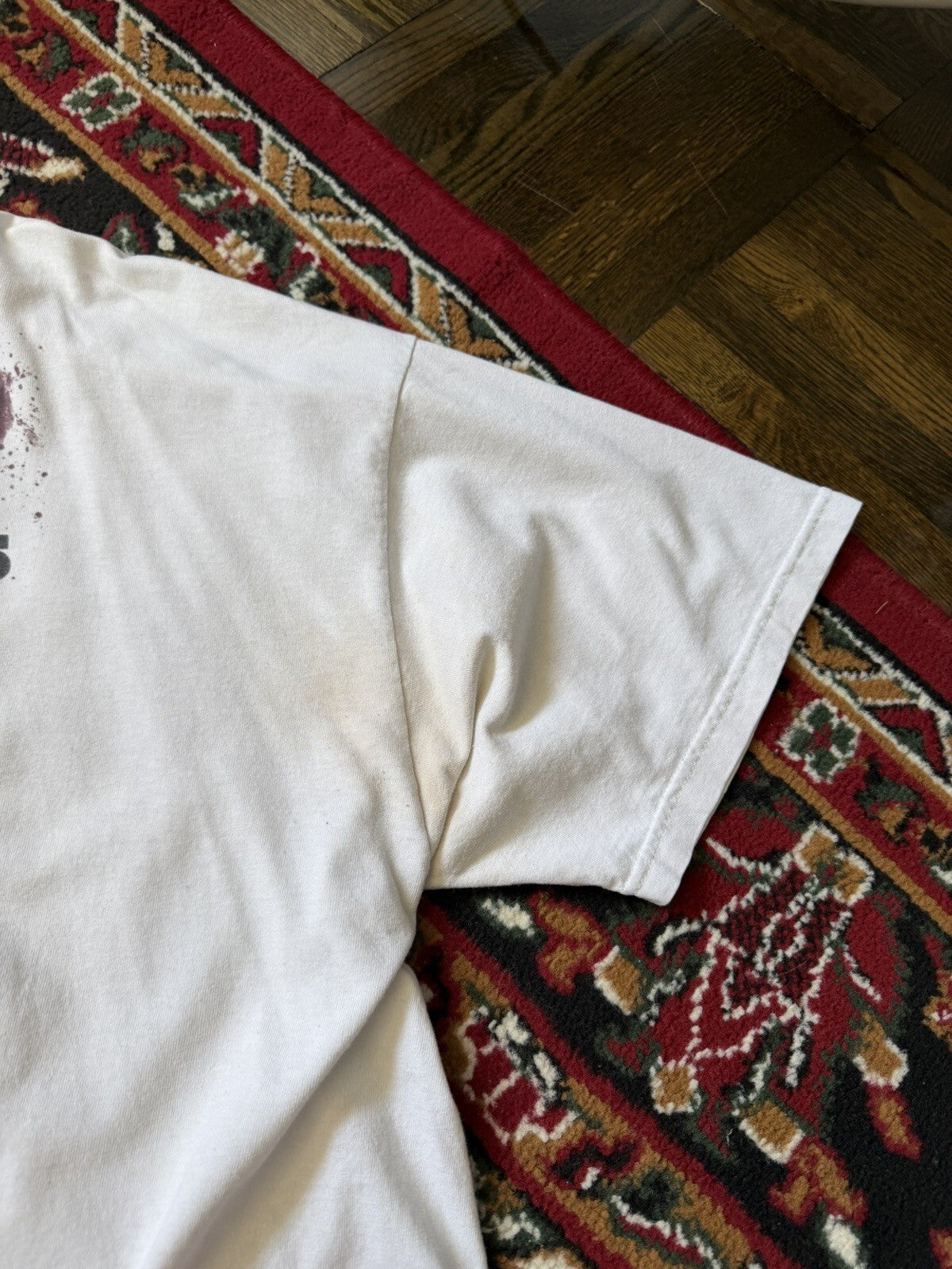 Inglourious Basterds War Tarantino Bullet Holes Shirt Movie Promo XXL Brad Pitt
