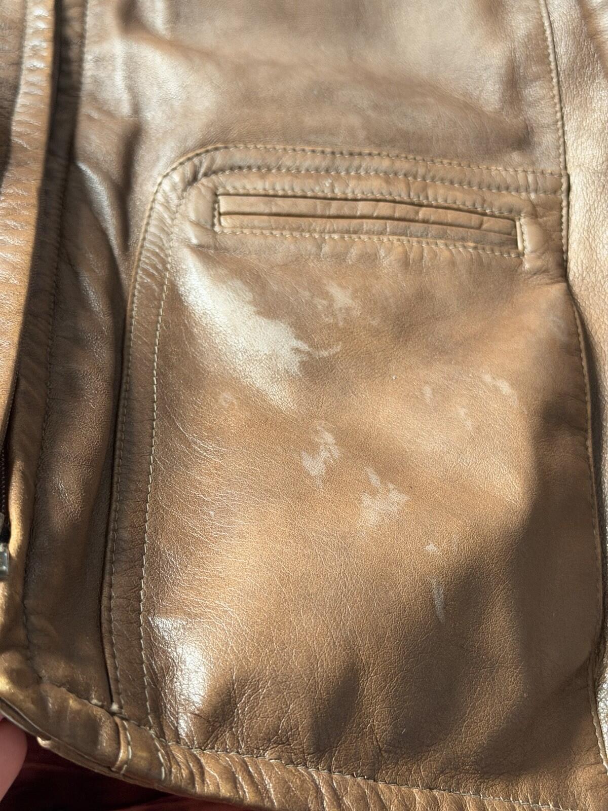 1960s Vintage Men's British ‘Clix’ Zipper Brown Collared Utility Pockets Jacket