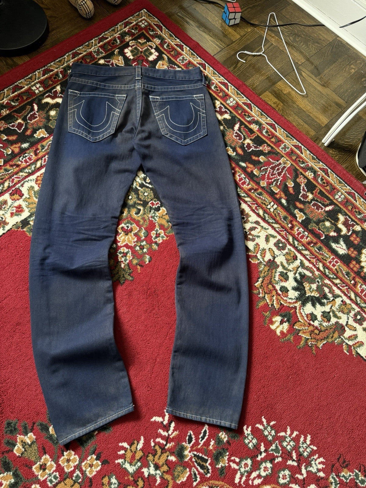 Vintage True Religion Jackson Pants Men Size 32 Blue 90s Y2K