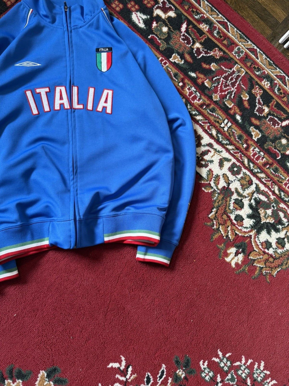 Vintage Umbro Italy 2006 World Champion Zip Up Track Jacket Italia