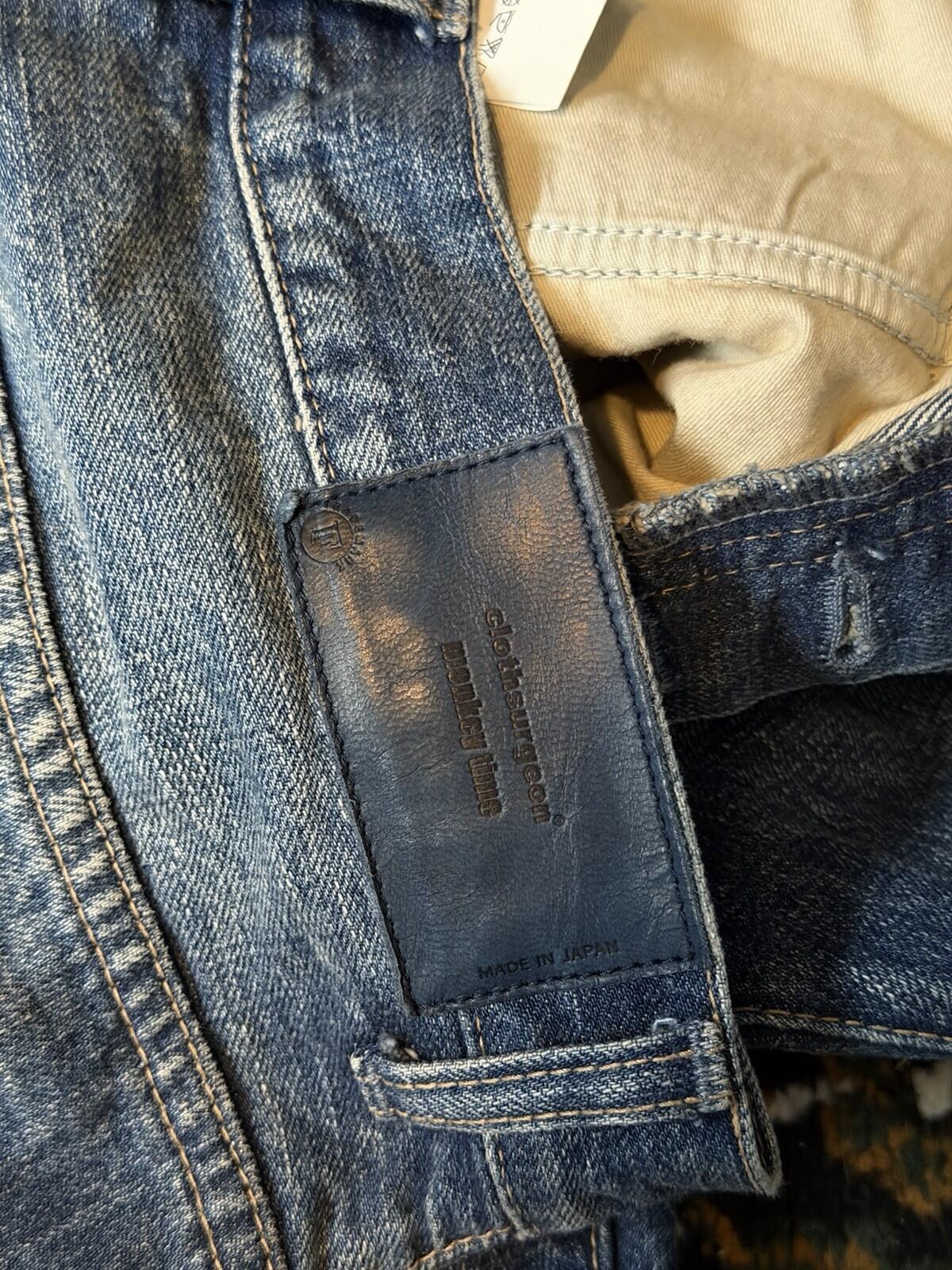 Clothsurgeon Selvedge Distressed Trashed Japanese Denim Jeans Made in Japan