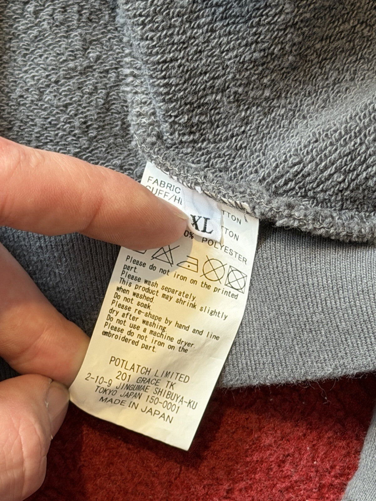 Cav Empt Policy "Articles May Not Be Exchanged" Heavy Hoodie - Size XL