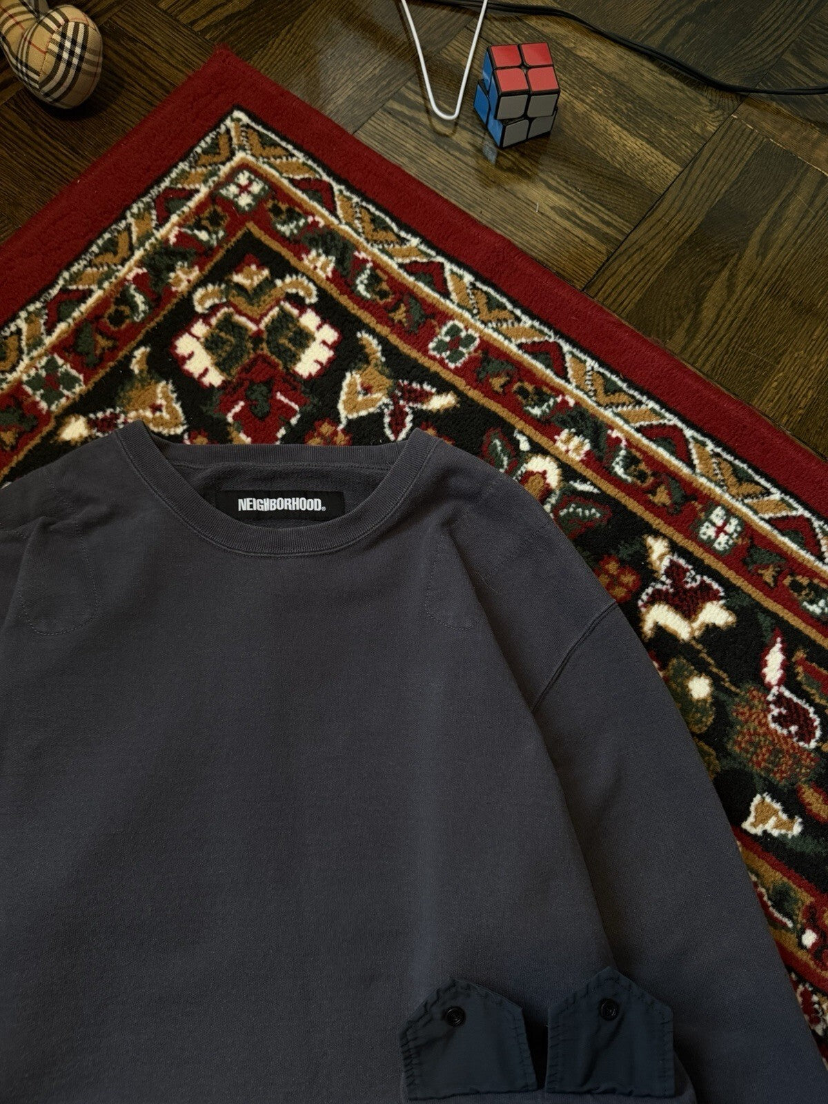 Neighborhood Japan Light-S Cargo Pockets Sweatshirt Size M Made In Japan