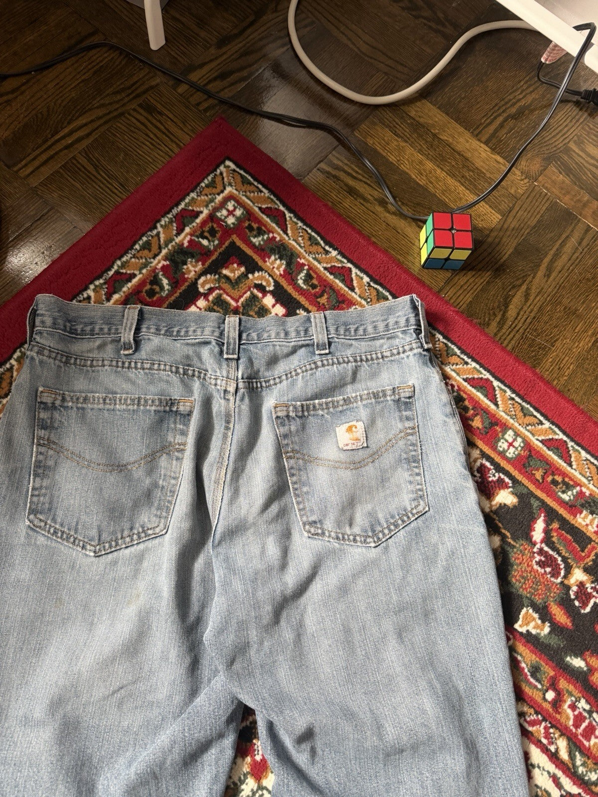 Carhartt Relaxed Fit Vintage Distressed Jeans Size 36x30 Y2K