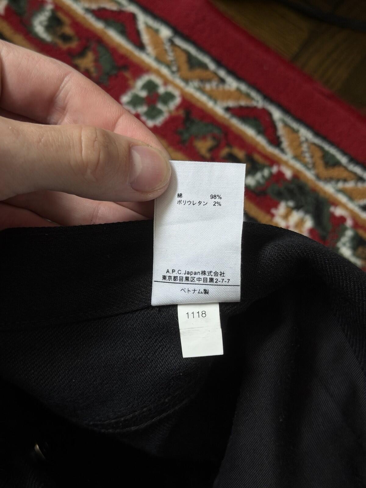 APC Petit New Standart Black Jeans Size 32