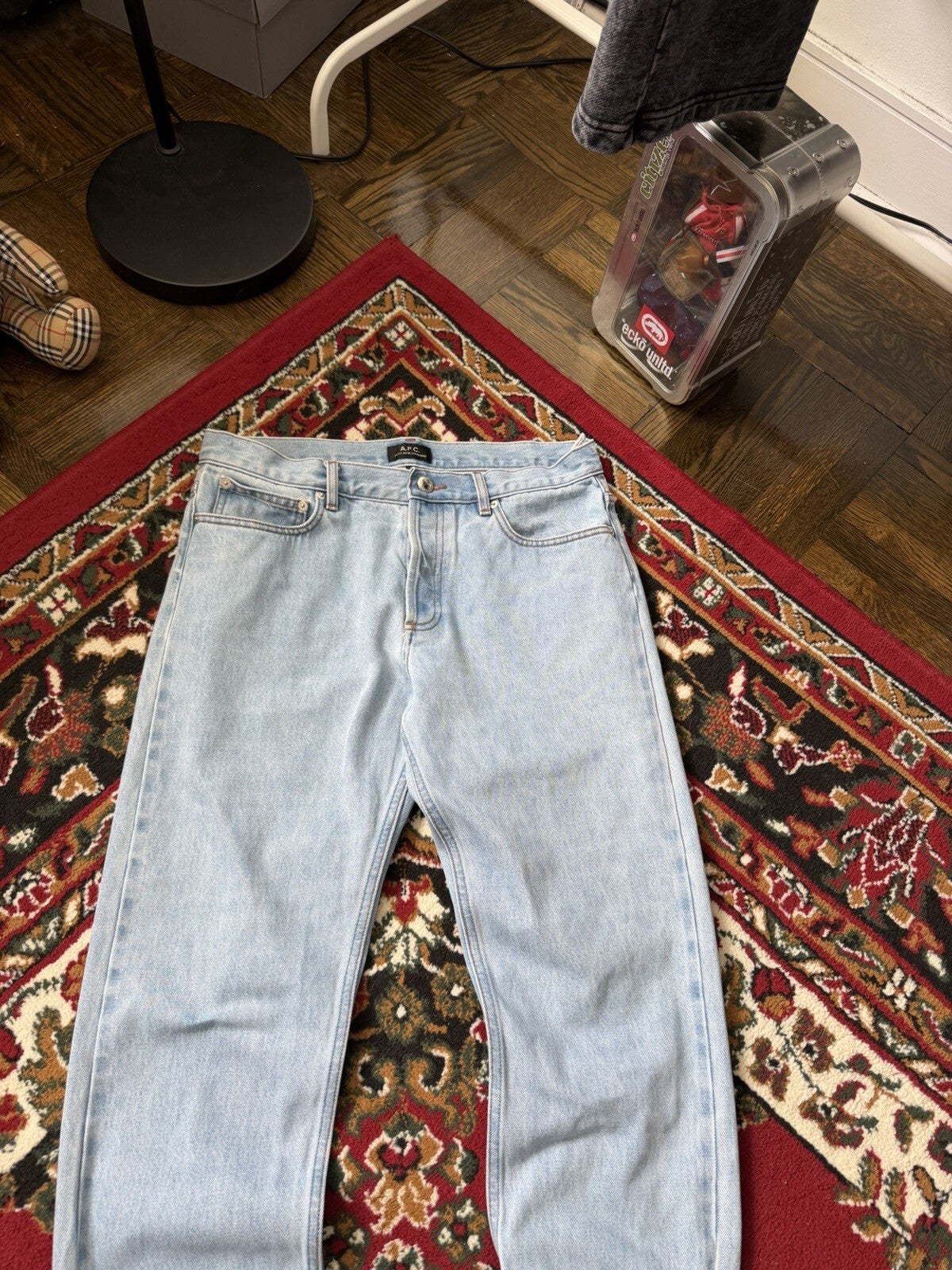 APC Petit New Standart Washed Blue Jeans Size 32 A.P.C Rue Madame Paris
