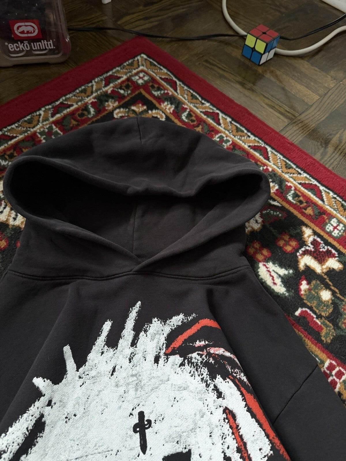 21 Savage American Dream Tour Black Hoodie Dagger Size S