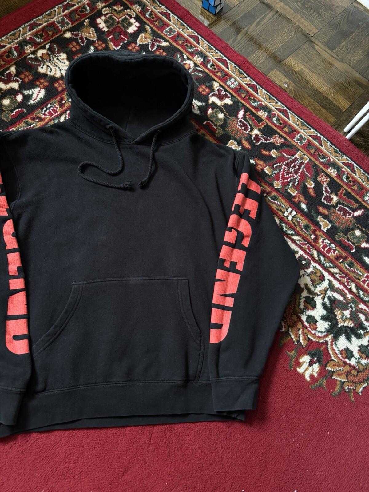 XO The Weeknd Legend Pullover Hoodie Black Unisex M Y2K