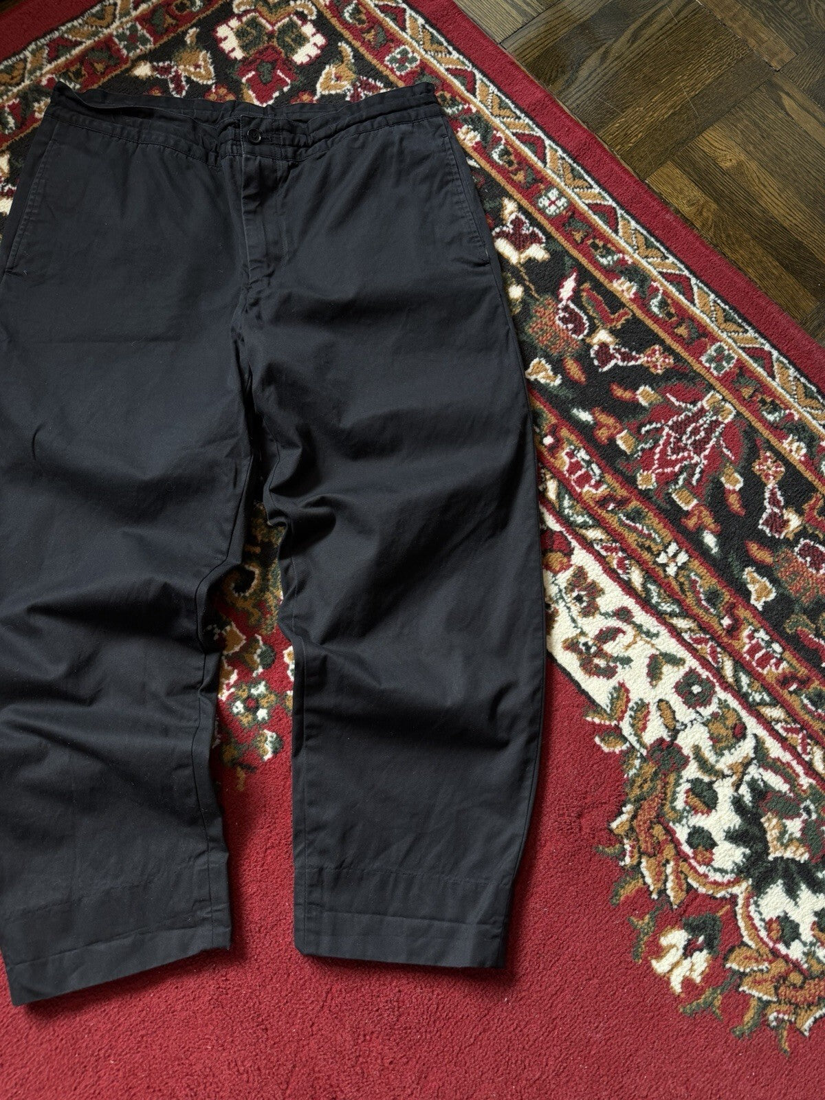 COMME DES GARCONS HOMME DEUX Black Chino Pants Black Size S